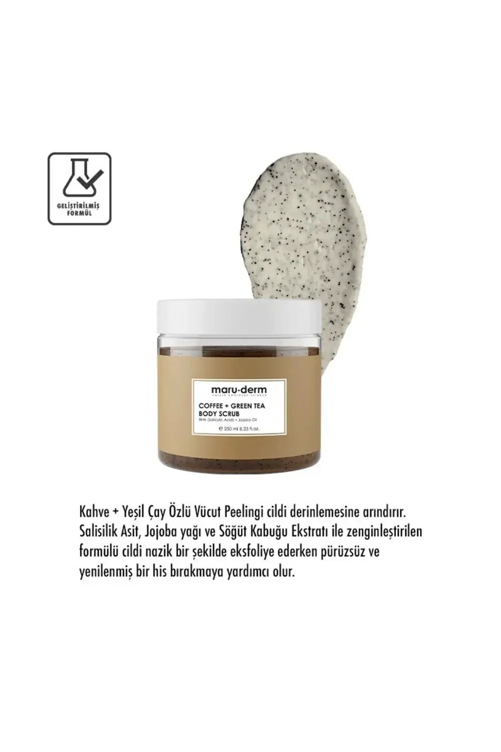 Kahve & Yeşil Çay Vücut Peelingi 250 ml