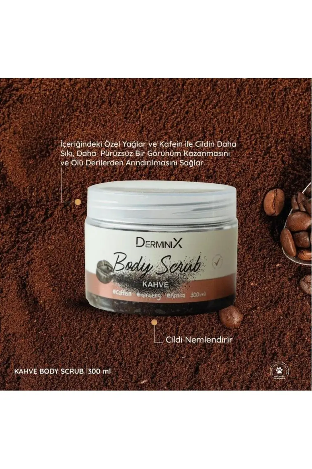 Kahveli Vücut Peelingi 300 ml