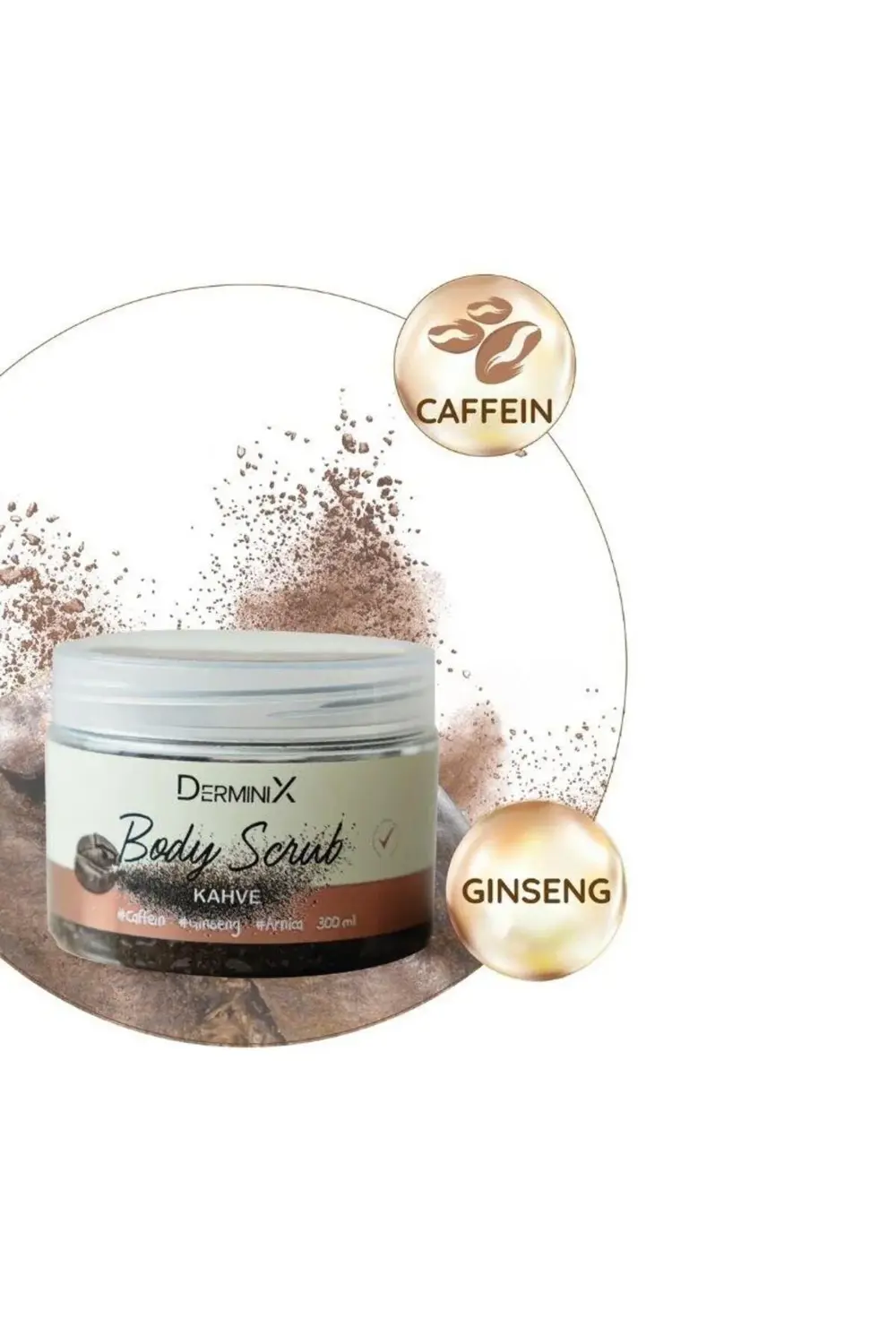 Kahveli Vücut Peelingi 300 ml