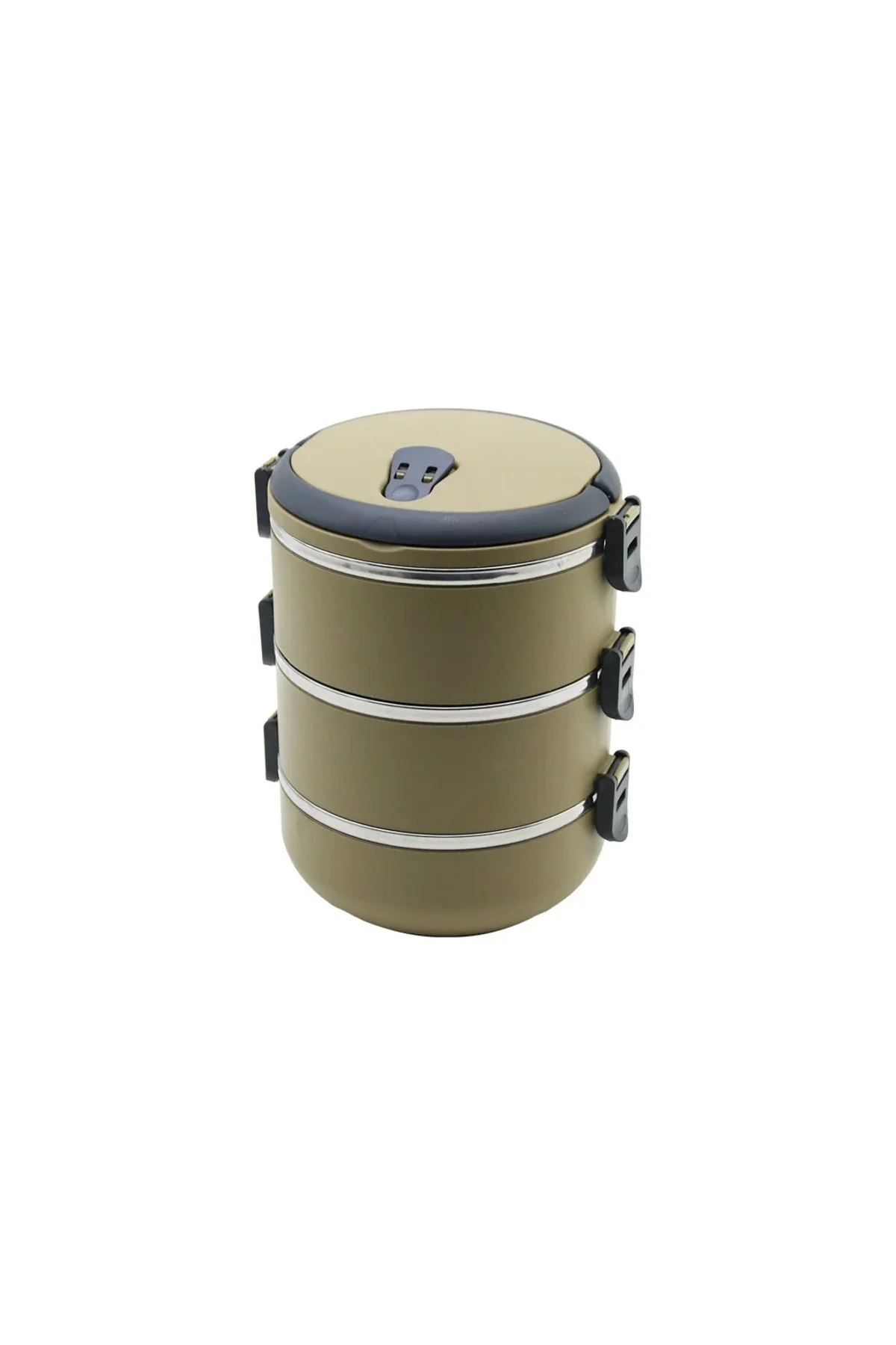 Kahverengi 3LÜ Sefer Tası Saklama Kabı 1.8LT Kahverengi 3LÜ Sefer Tası Saklama Kabı 1.8LT
