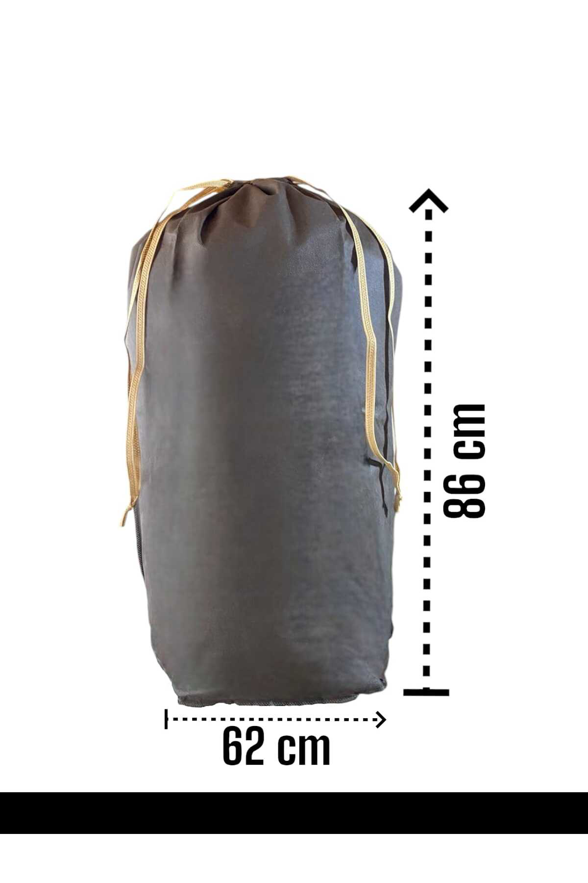 Balkan Room Kahverengi Büzgülü Hurç Xlarge 86X62 Cm - Taşınma Çantası - Yorga