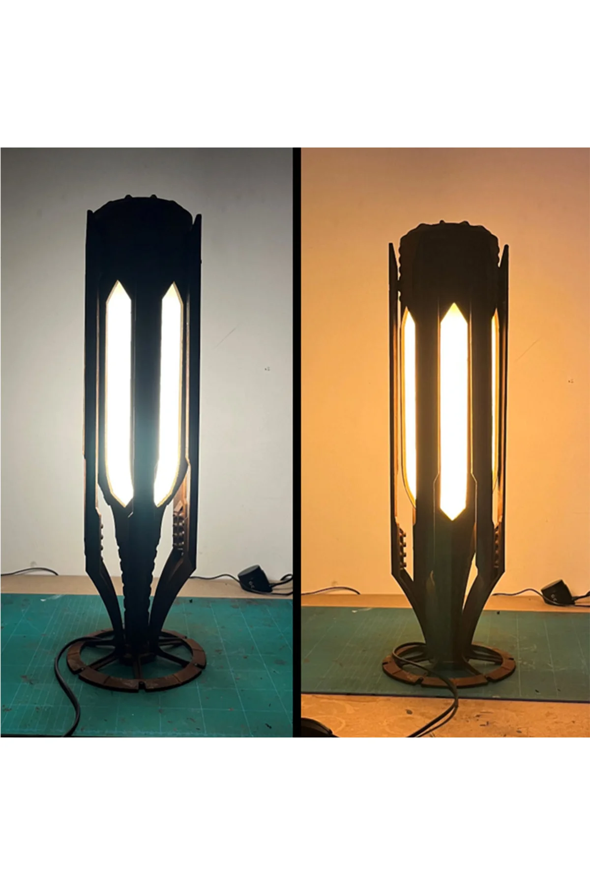Kahverengi Dekoratif Gotik Lamba (30 CM)