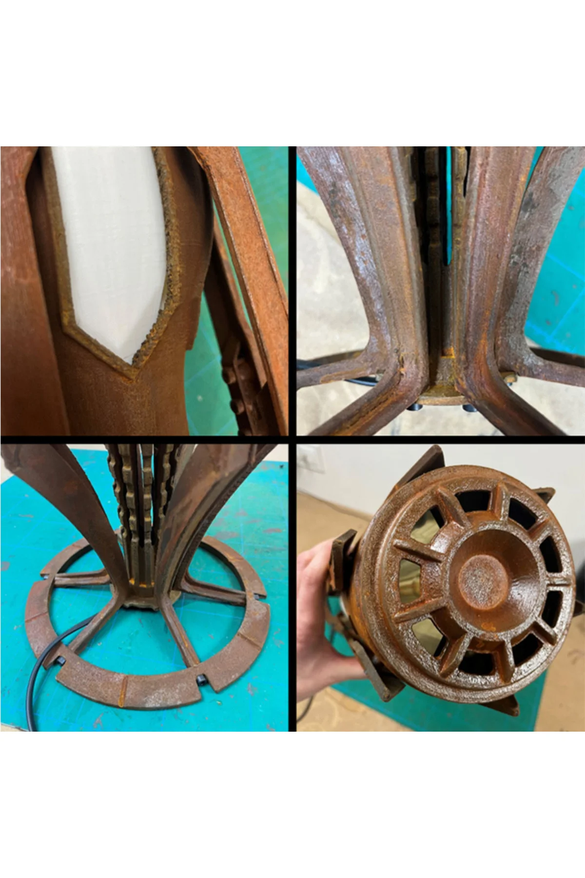 Kahverengi Dekoratif Gotik Lamba (30 CM)