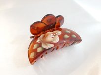 KAHVERENGİ DESENLİ MANDAL TOKA 1.KALİTE-MANTOK1