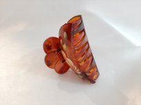 KAHVERENGİ DESENLİ MANDAL TOKA 1.KALİTE-MANTOK1