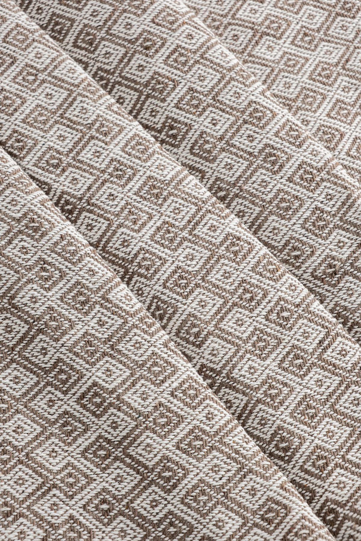 Teksnil Home | Kahverengi Koltuk Kanepe Örtüsü Koruyucu | Koltuk Şali | 170X20