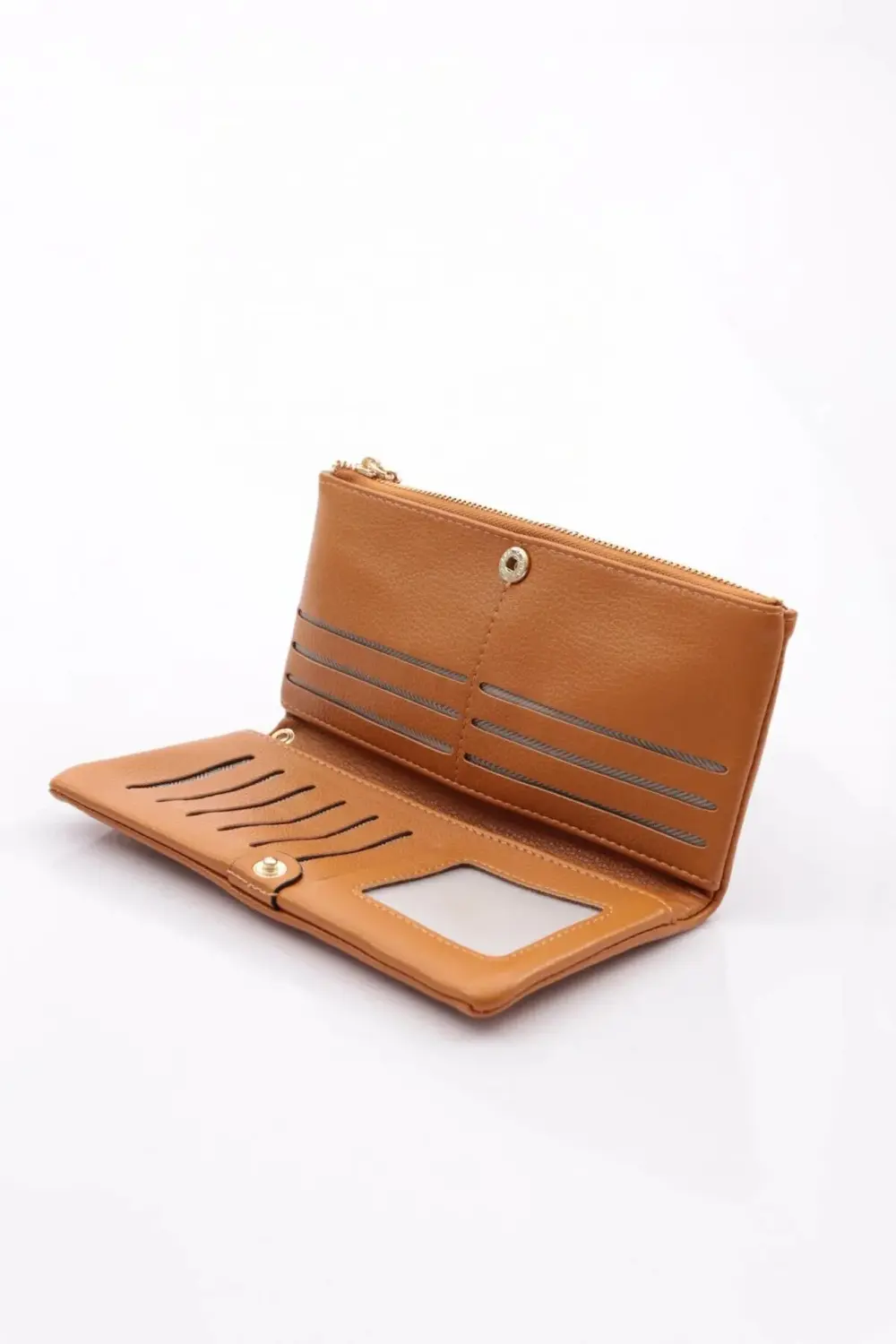 Kahverengi lüks Bozuk Paralı DERİ CÜZDAN