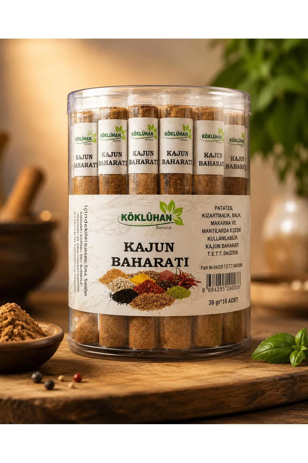 Kajun Baharatı 38 Gr * 16 ADET