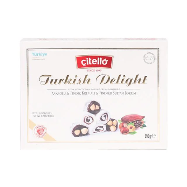 Kakao-Fındıklı Sultan Lokumu 250g - Geleneksel Türk Tatlısı Fiyatı, Yorumları ve Özellikleri