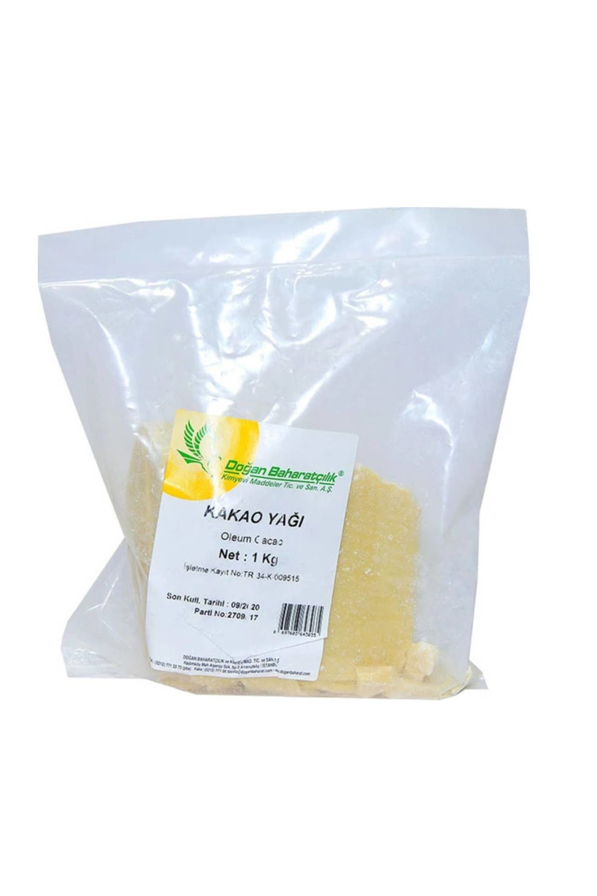 Doğan Baharatçilik Kakao Yaği 1 Kg