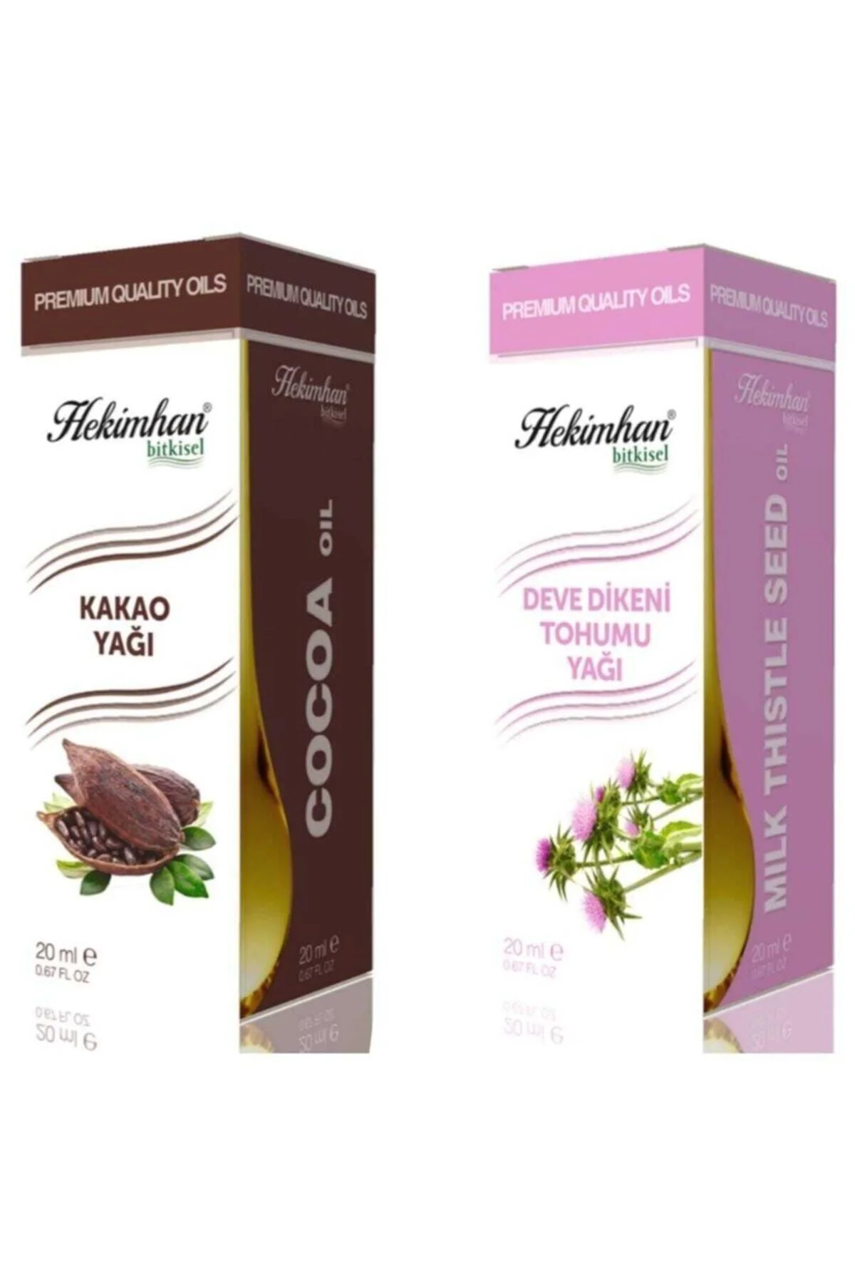 Kakao Yağı 20 Ml Ve Deve Dikeni Tohumu Yağı 20 Ml Kakao Yağı 20 Ml Ve Deve Dikeni Tohumu Yağı 20 Ml