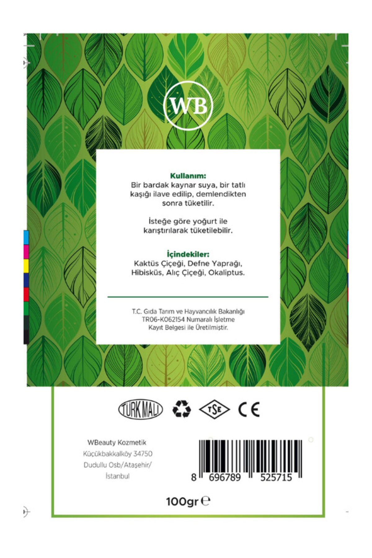 Kaktüs Çayı 100 gr Kaktüs Çiçeği Tozu