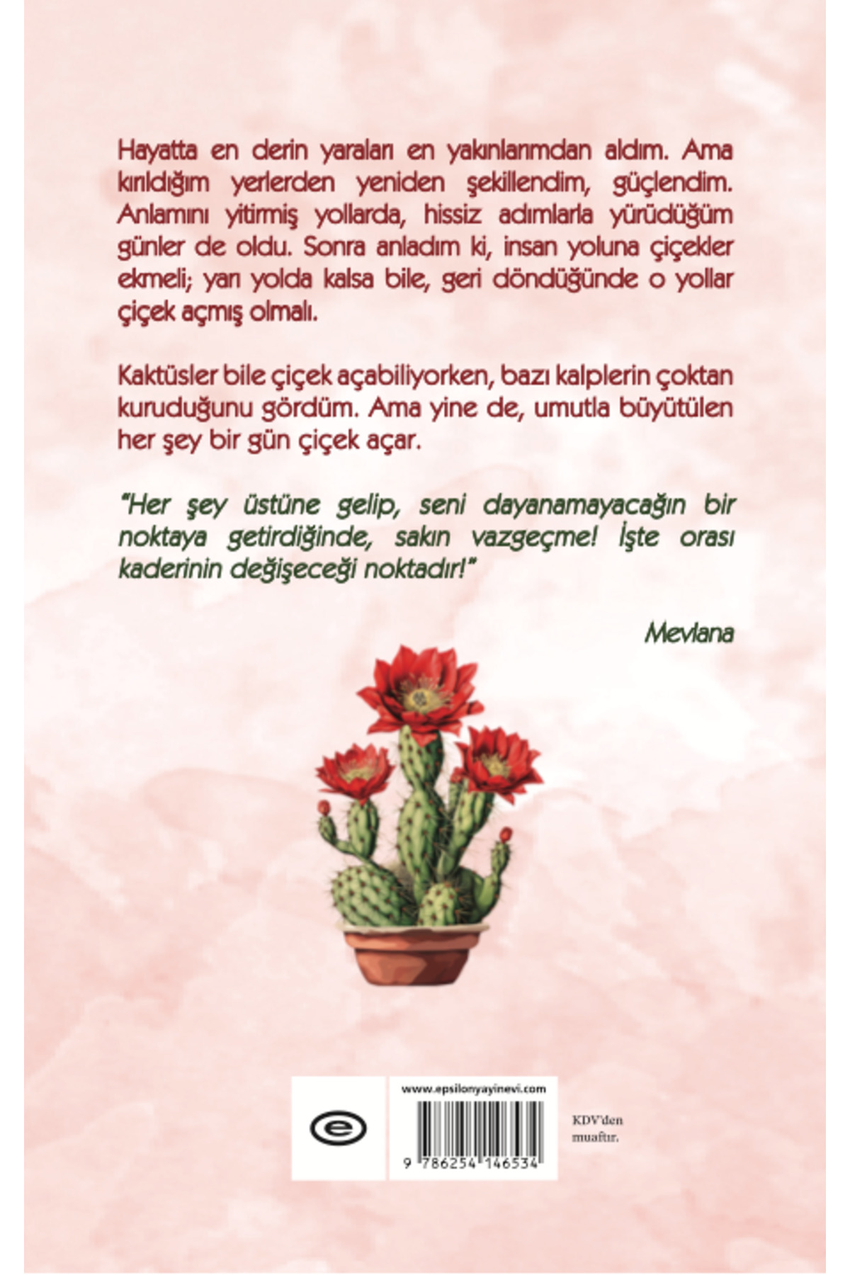 Epsilon Yayınevi Kaktüsler De Çiçek Açar / Songül Ünsal /  / 97862