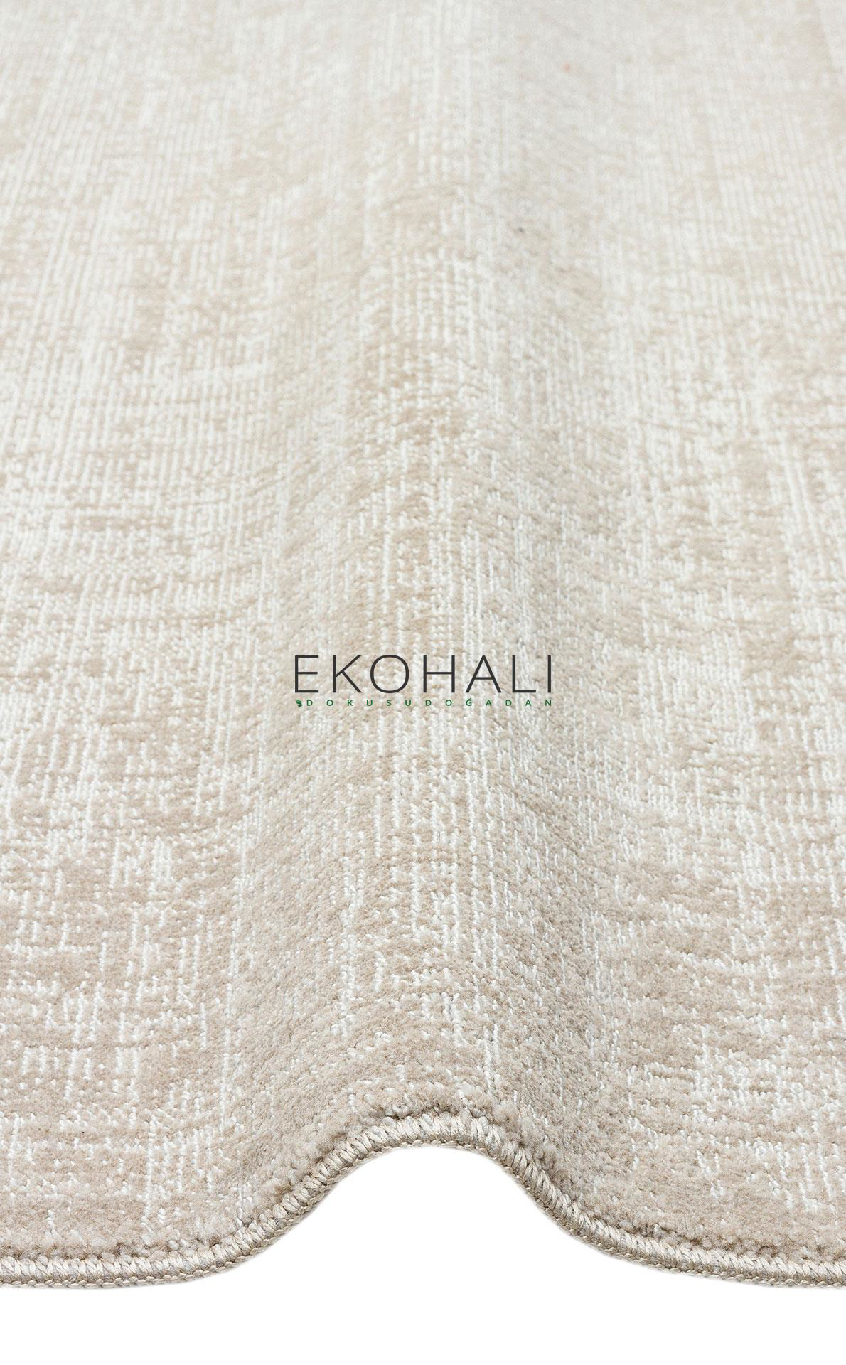 Kalahari Koleksiyonu Sade ve Şık Halı KLH Plain Beige