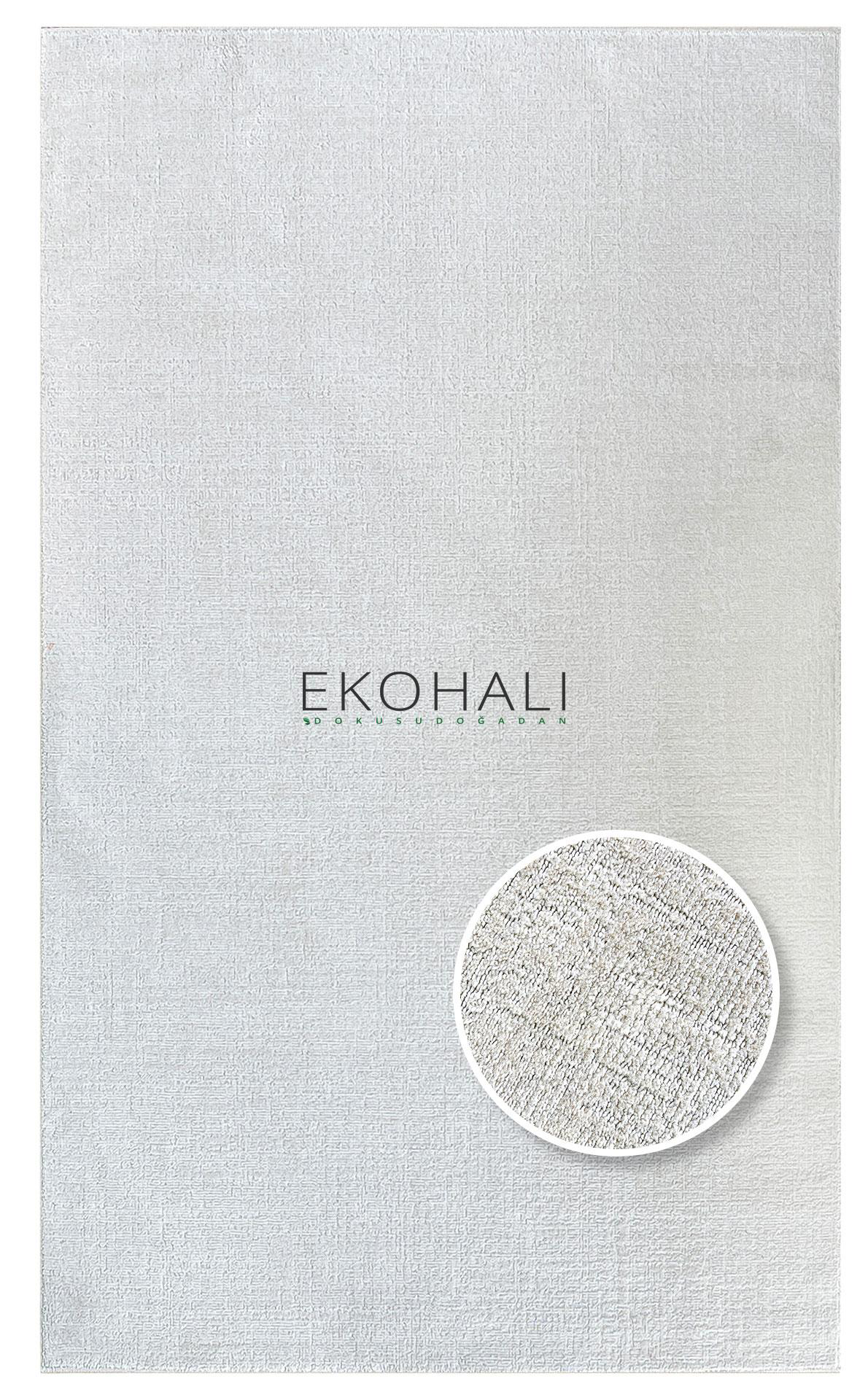 Kalahari Koleksiyonu Sade ve Şık Halı KLH Plain Cream