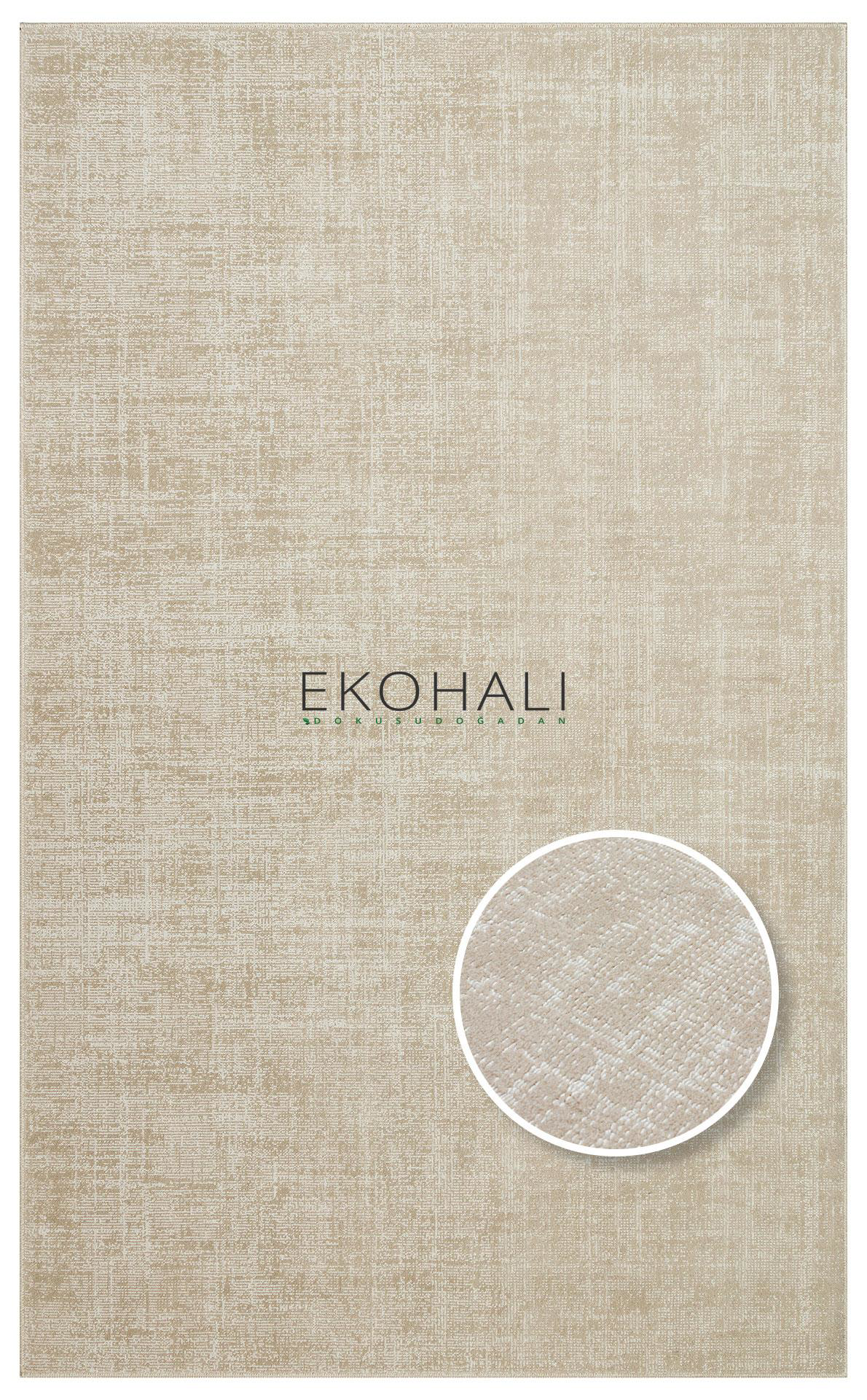 Kalahari Koleksiyonu Sade ve Şık Halı KLH Plain Beige