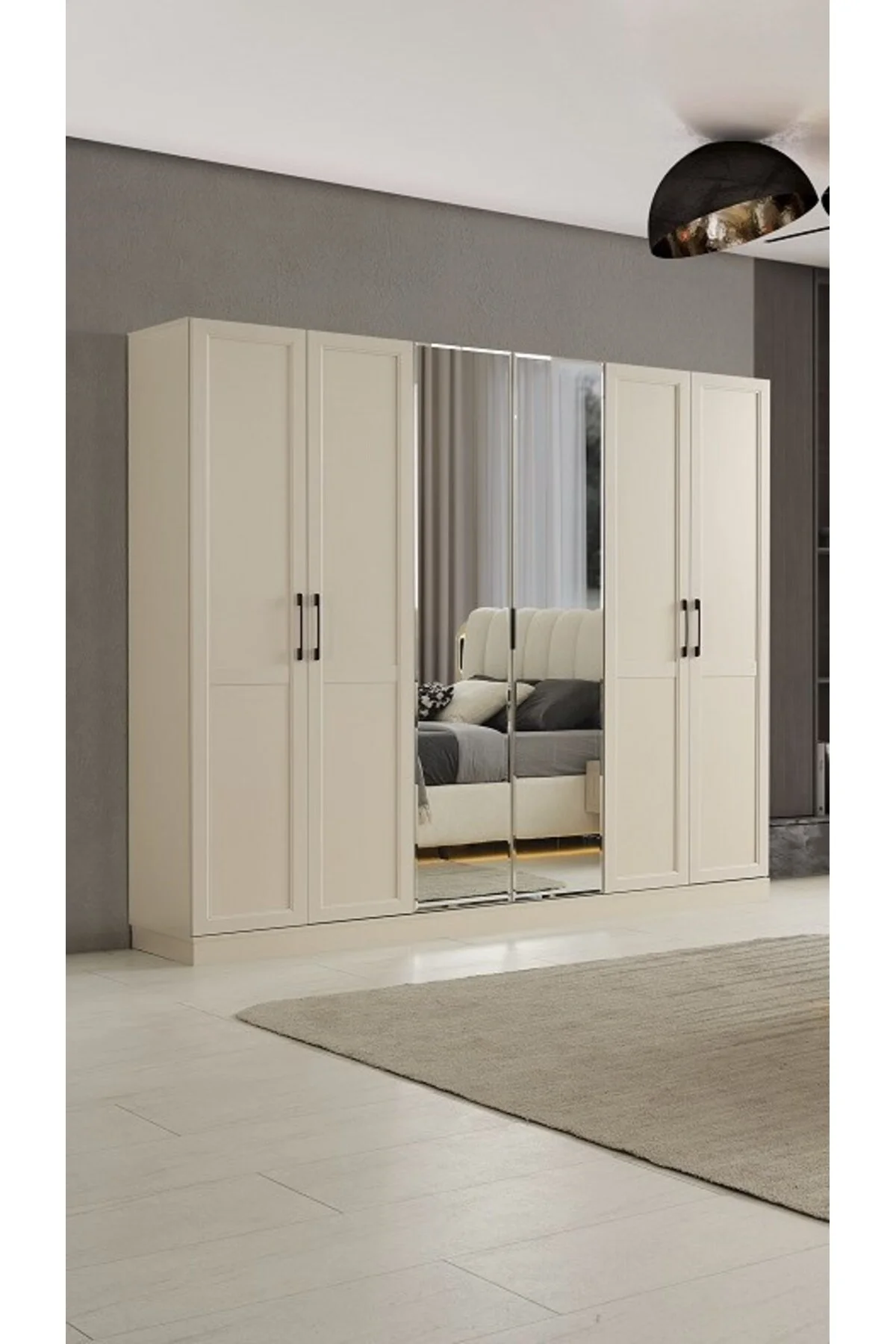 KALAMIŞ MDF 6 KAPILI DOLAP Fiyatı, Yorumları ve Özellikleri