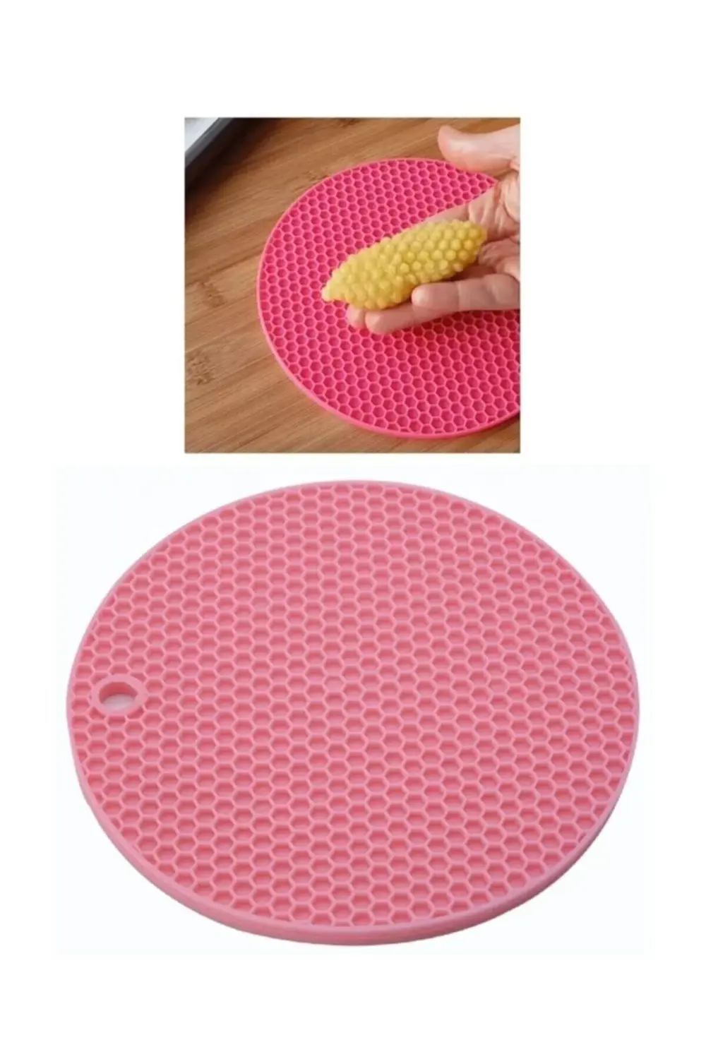 Kalburabastı Kalıbı, Rengarenk Yuvarlak Petek Şekilli Silikon Nih