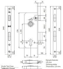 Kale 152 R 45 Oval Silindirli 18 Mm Ayna