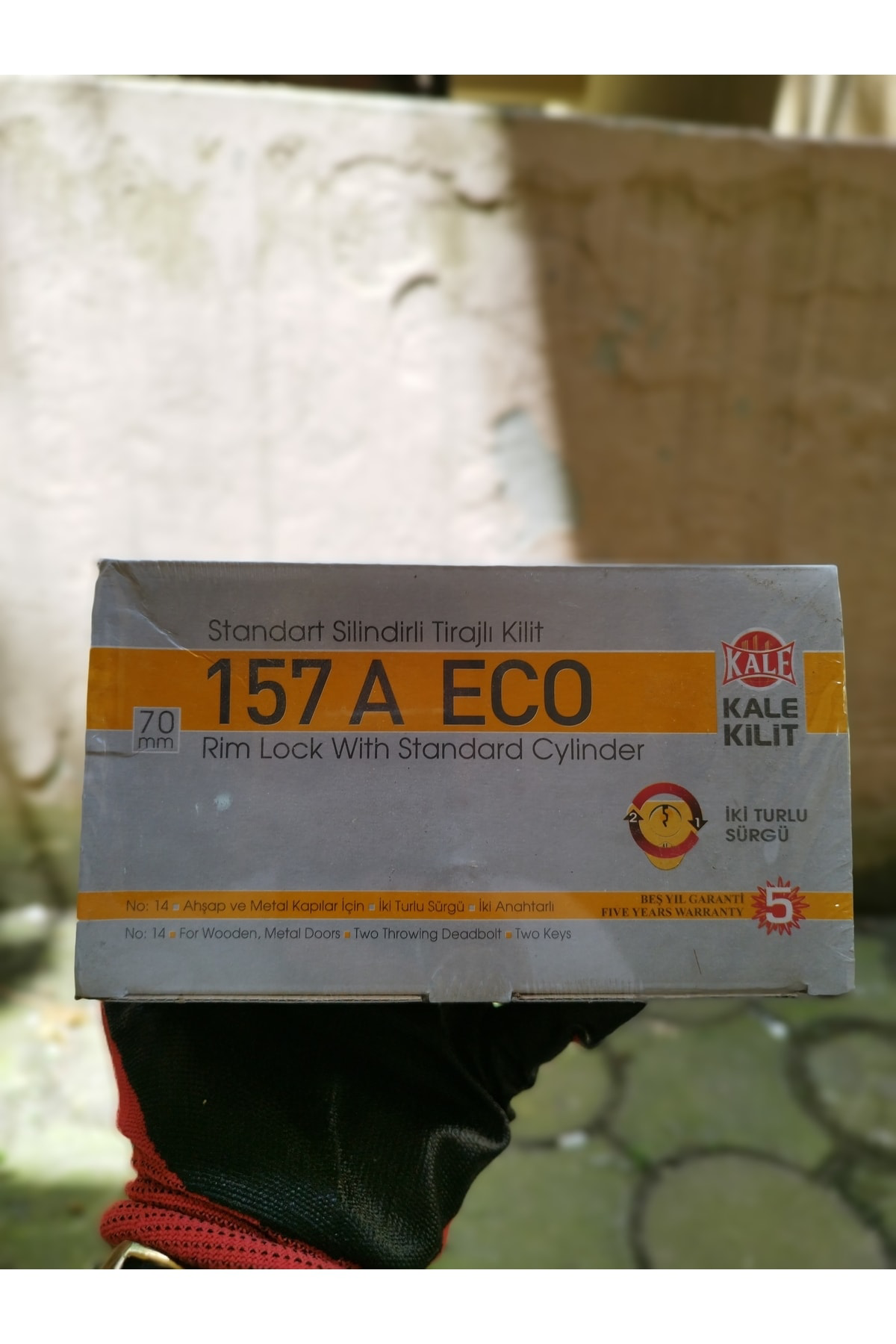 Kale 157 A Eco Tirajlı Demir Kapı Kilidi