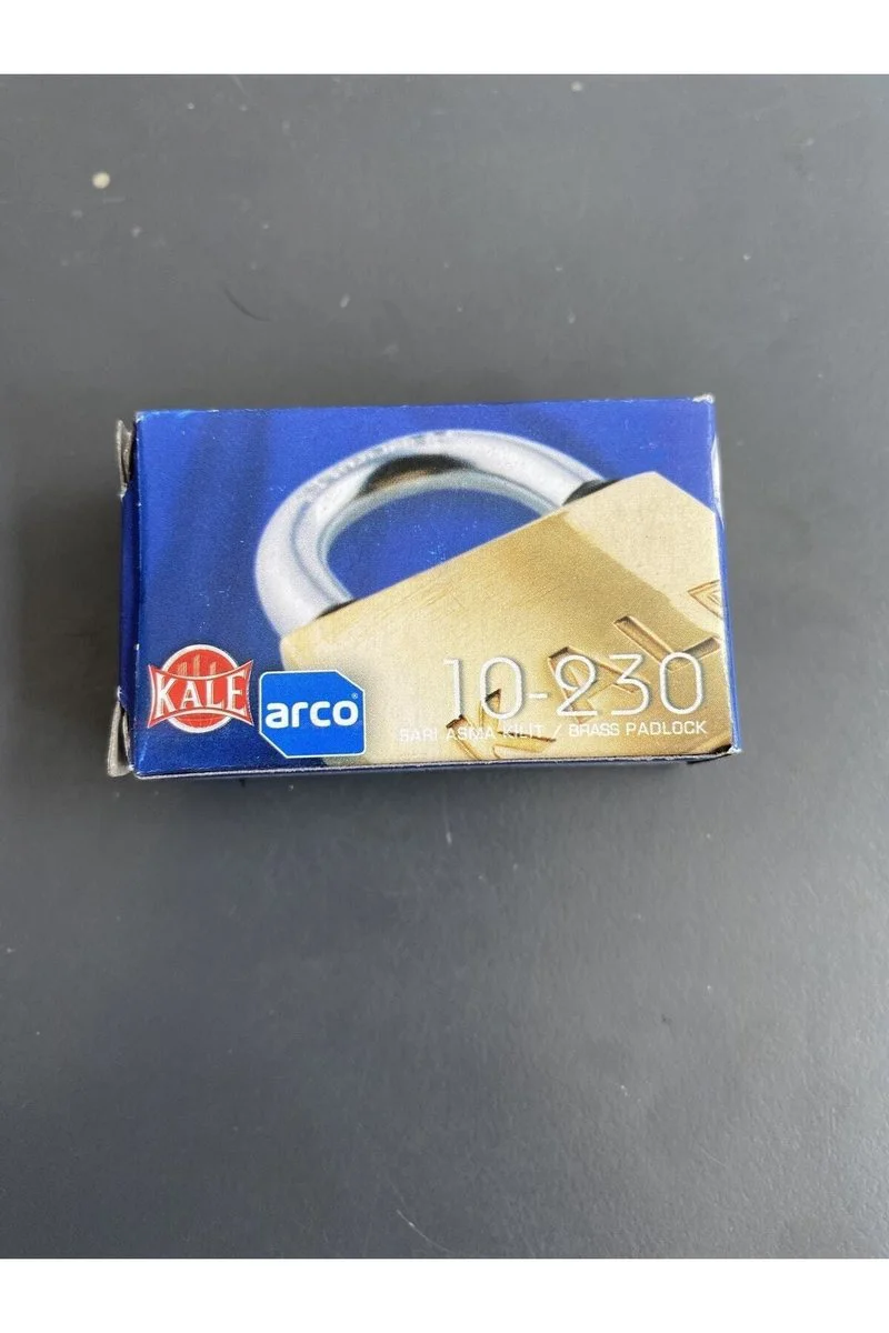Kale Asma Kilit Sarı Pirinç 30 Mm