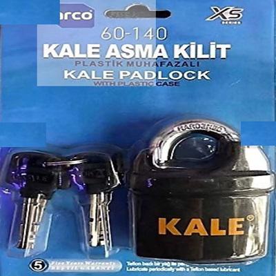 Kale KD040/60-140 Plastik Korumalı Özel Anahtarlı Dış Mekan Kilit Kale KD040/60-140 Plastik Korumalı Özel Anahtarlı Dış Mekan Kilit