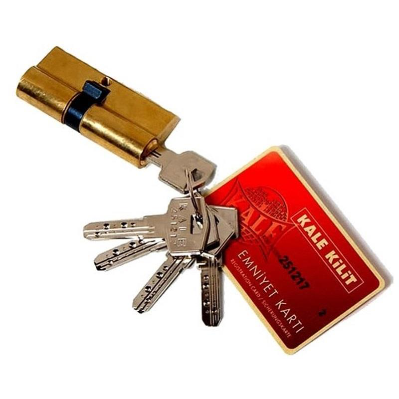 Kale Kilit  164Bne Bilyali Silindir 68Mm Sari
