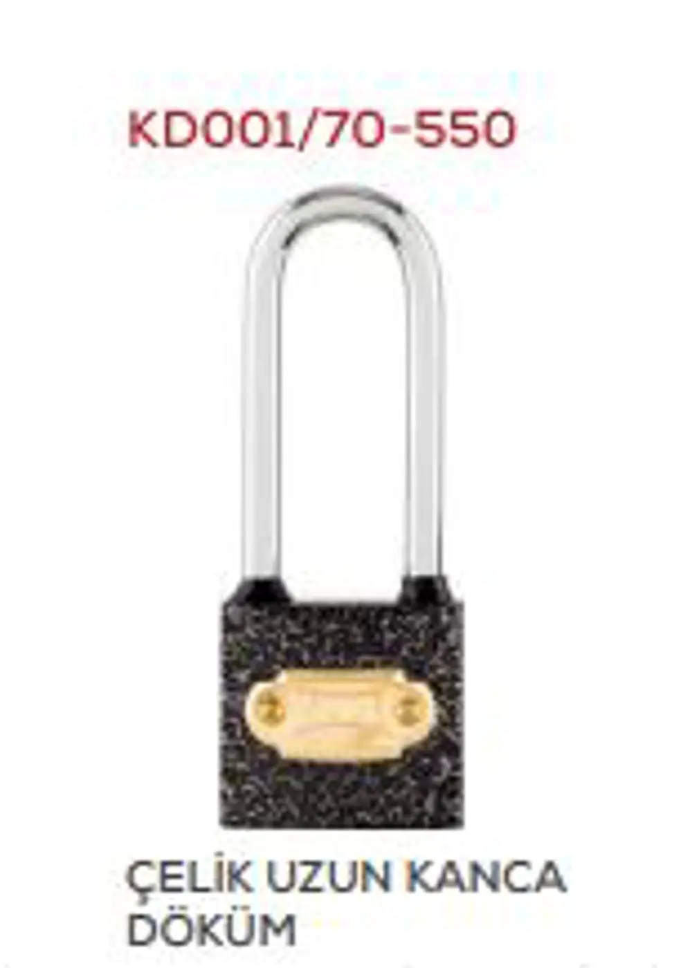 Kale Uzun Kancalı Asma Kilit Blisterli 50 Mm