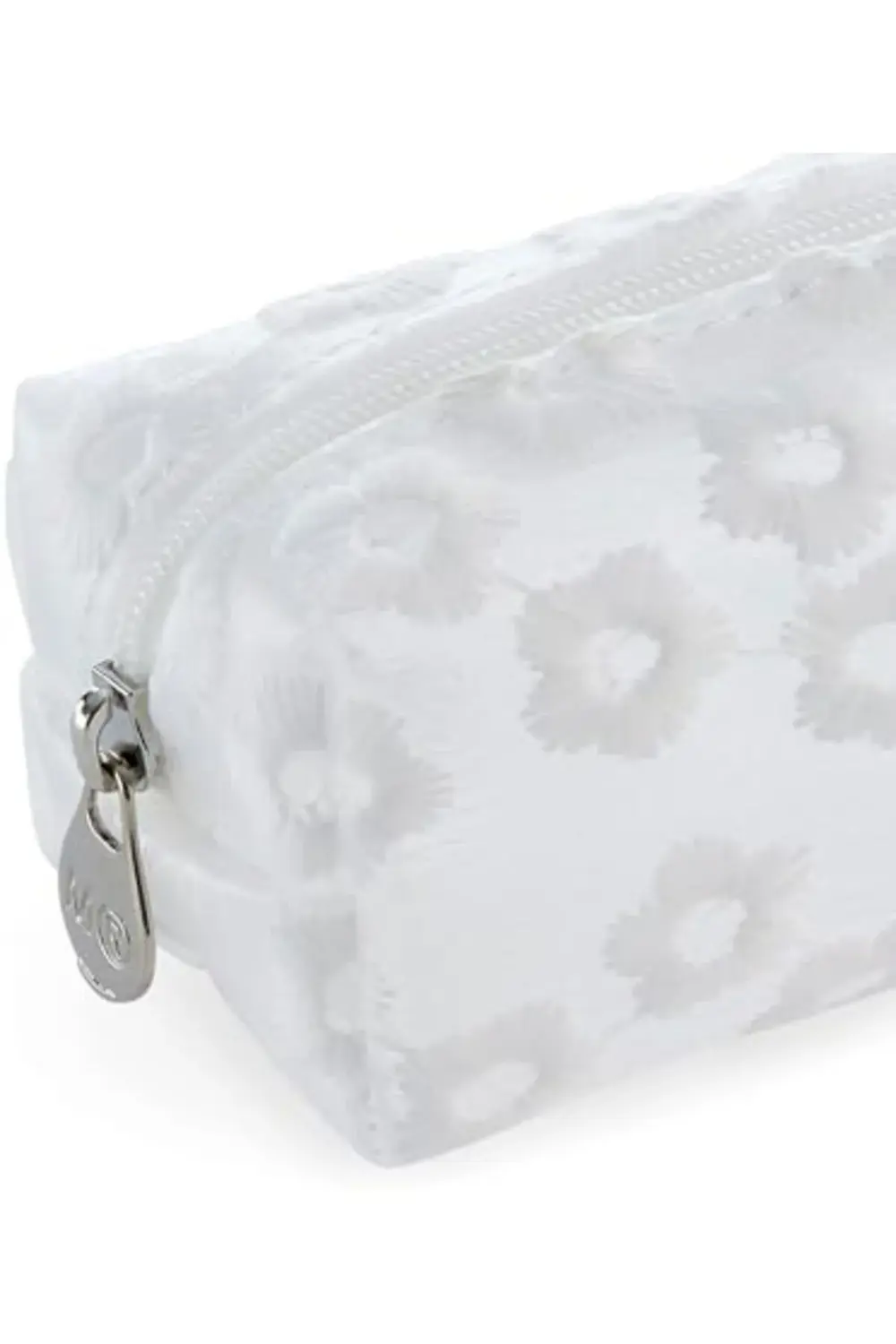 Kalem Çantası Mr Beyaz Çiçek İşlemeli 395519