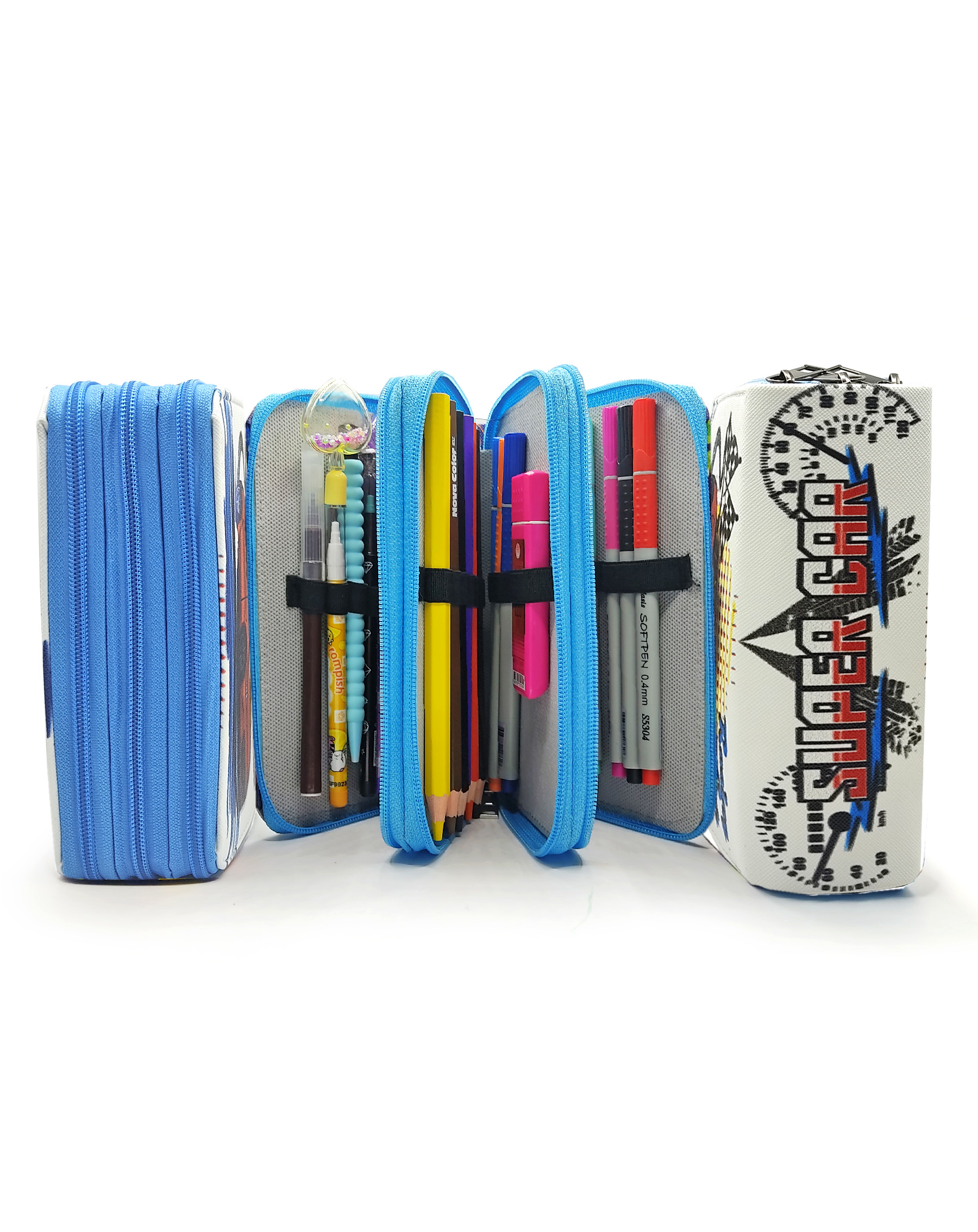 Kalem Kutusu Araba Cars Kawai Organizer Kalemkutu Vegan Deri Üç B