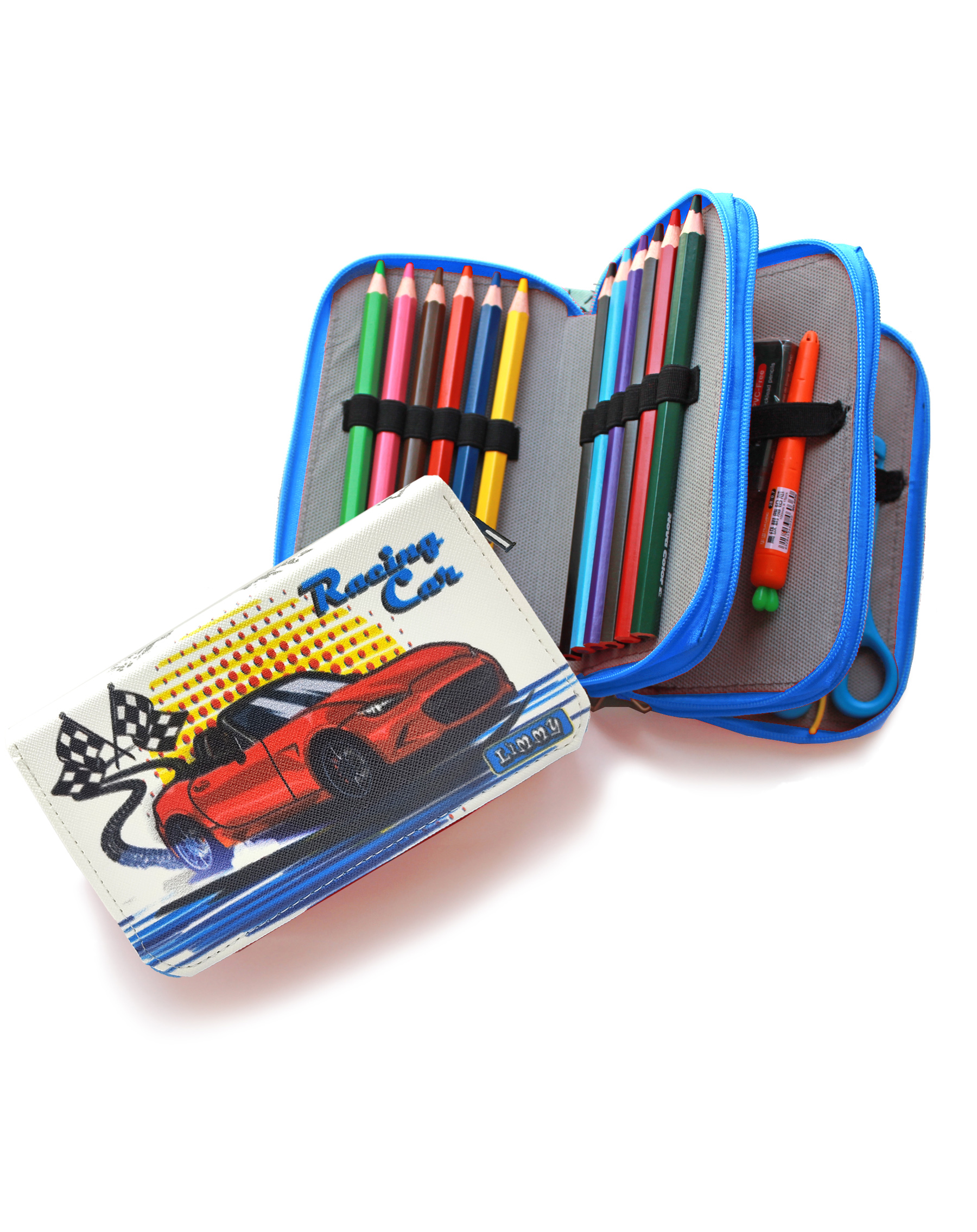 Kalem Kutusu Araba Cars Kawai Organizer Kalemkutu Vegan Deri Üç B