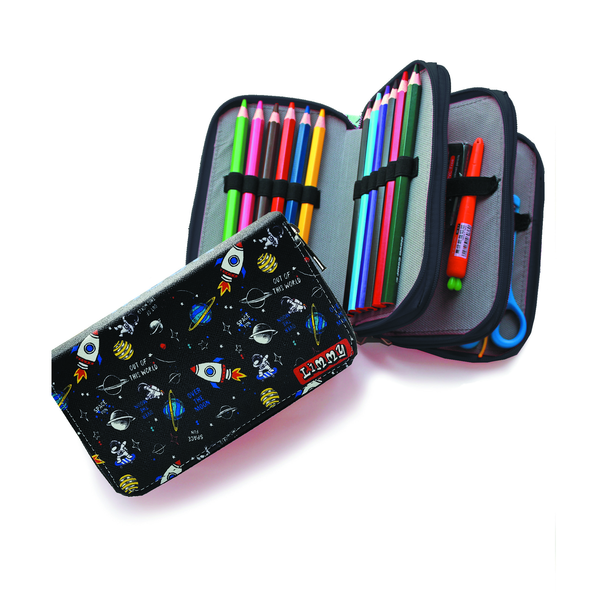 Kalem Kutusu Astronot Uzay Galaksi Kawai Organizer Kalemkutu Vega