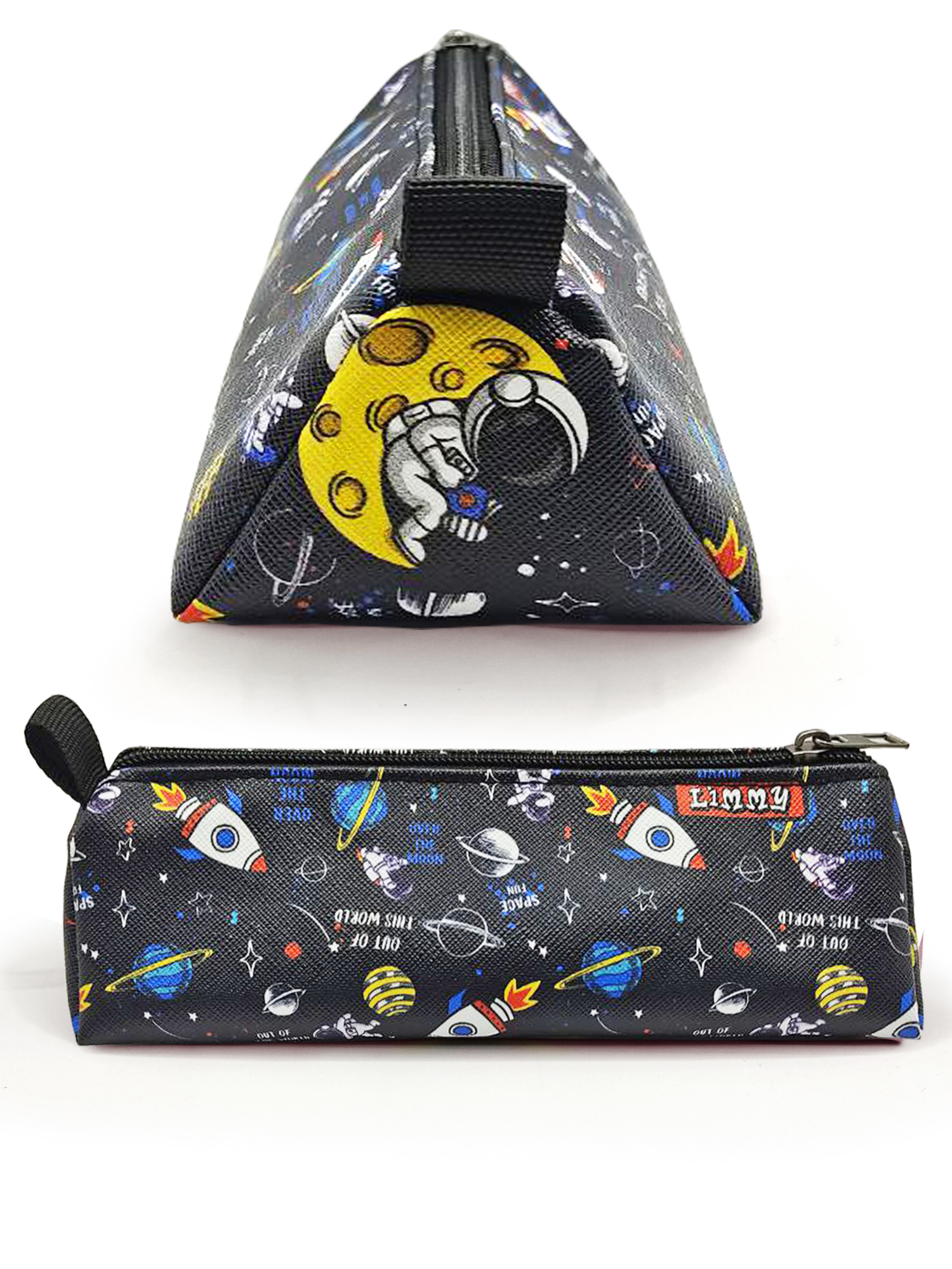 Kalem Kutusu Astronot Uzay Astronaut Üçgen Kalemkutu Jumbo Vegan 