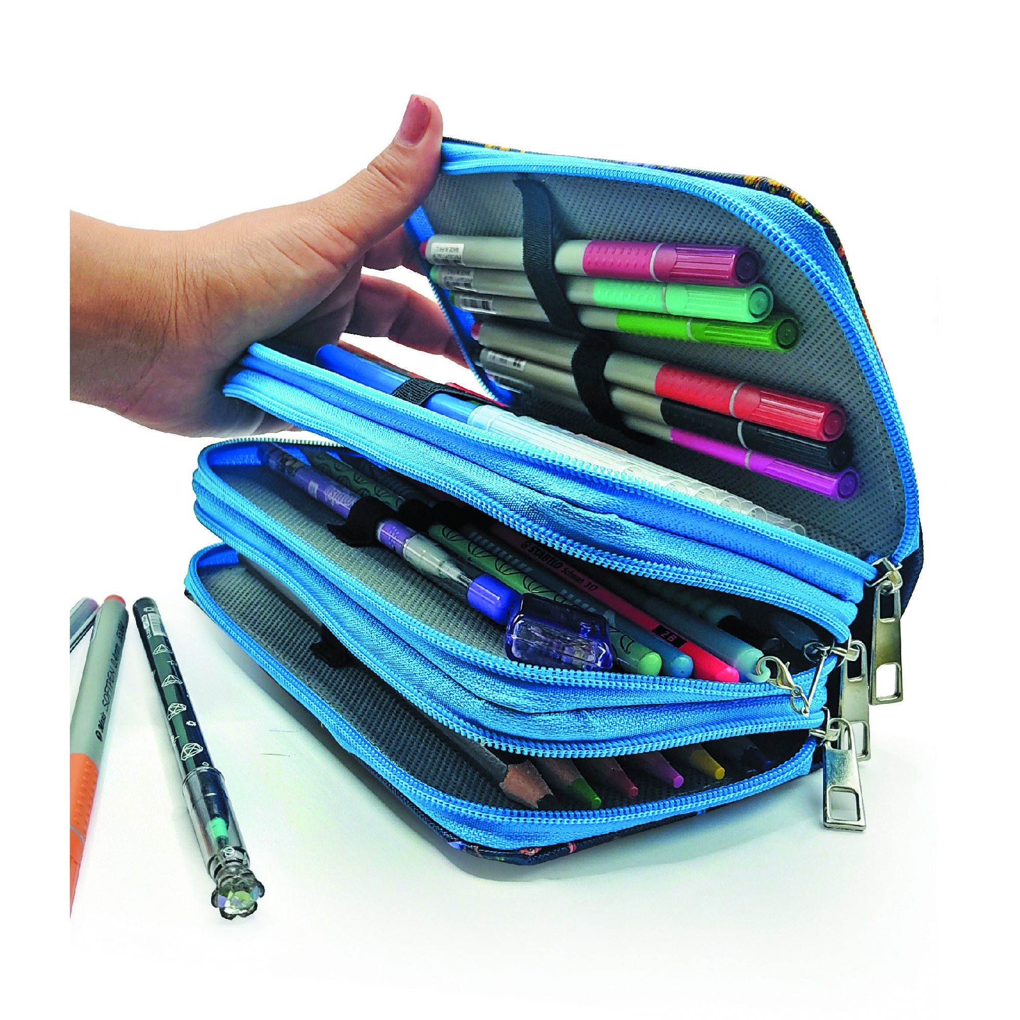 Kalem Kutusu Astronot Uzay Galaksi Kawai Organizer kalemkutu Vega