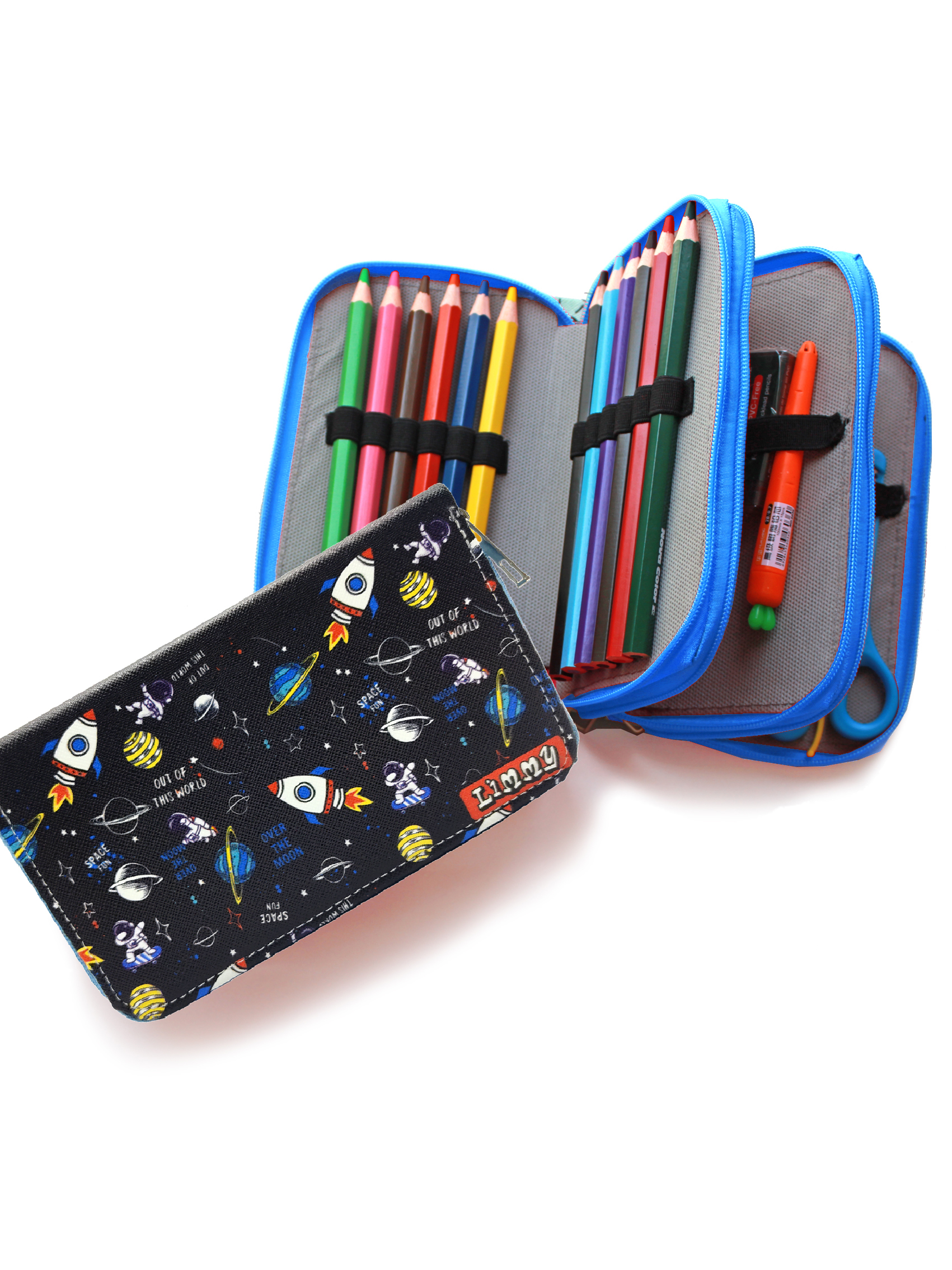 Kalem Kutusu Astronot Uzay Galaksi Kawai Organizer kalemkutu Vega