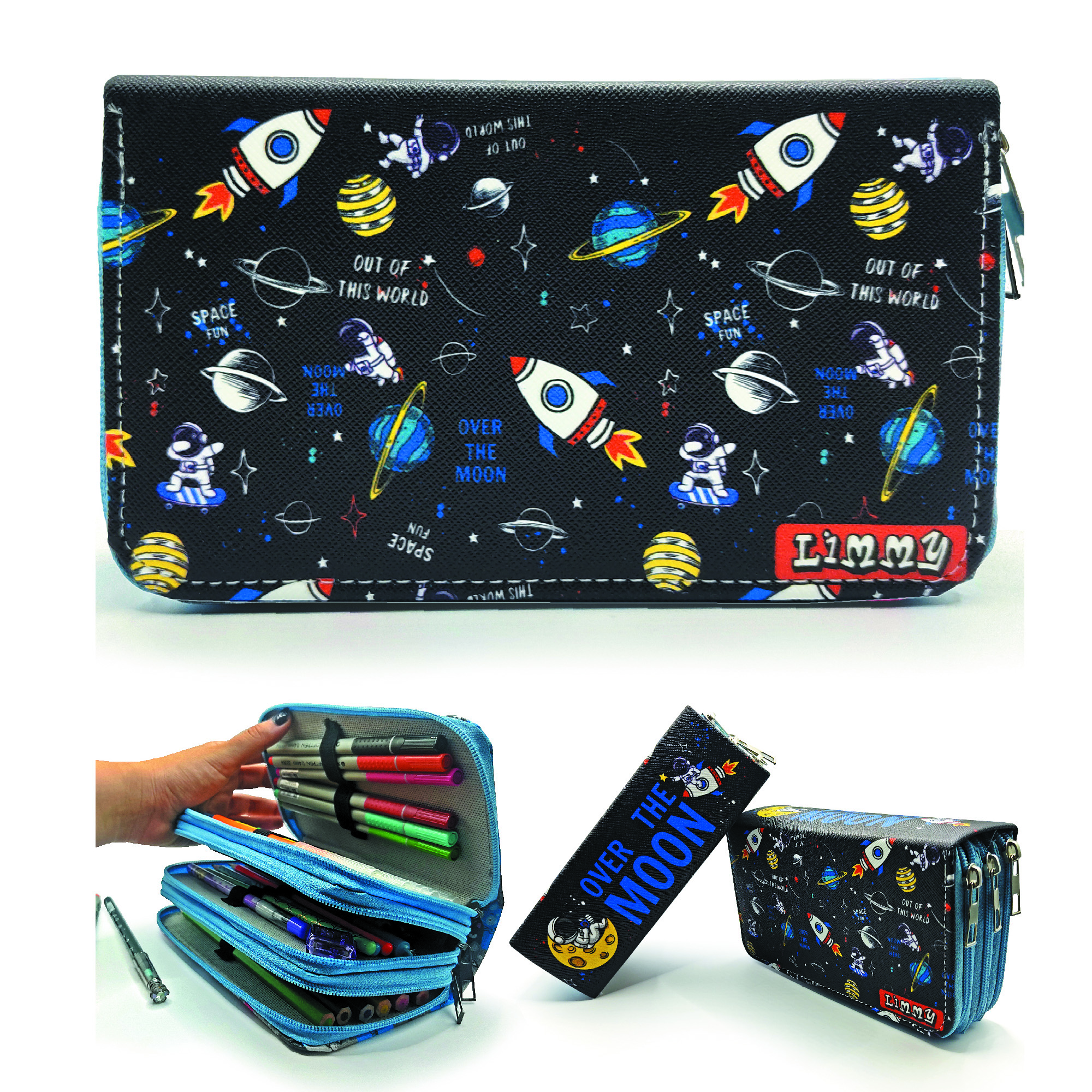 Kalem Kutusu Astronot Uzay Galaksi Kawai Organizer kalemkutu Vega