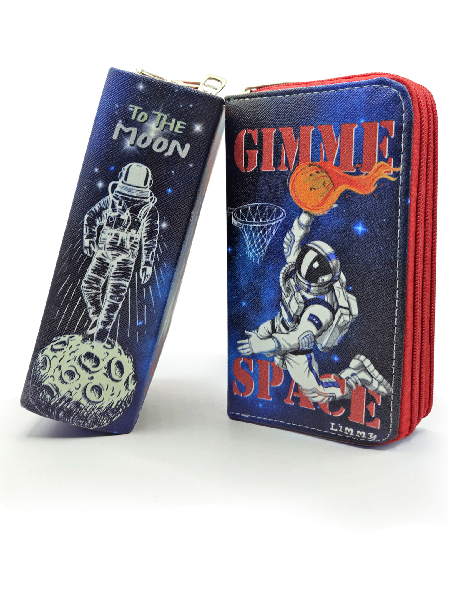 Kalem Kutusu Basketbolcu Astronot Space Desenli Organizer Kalemku