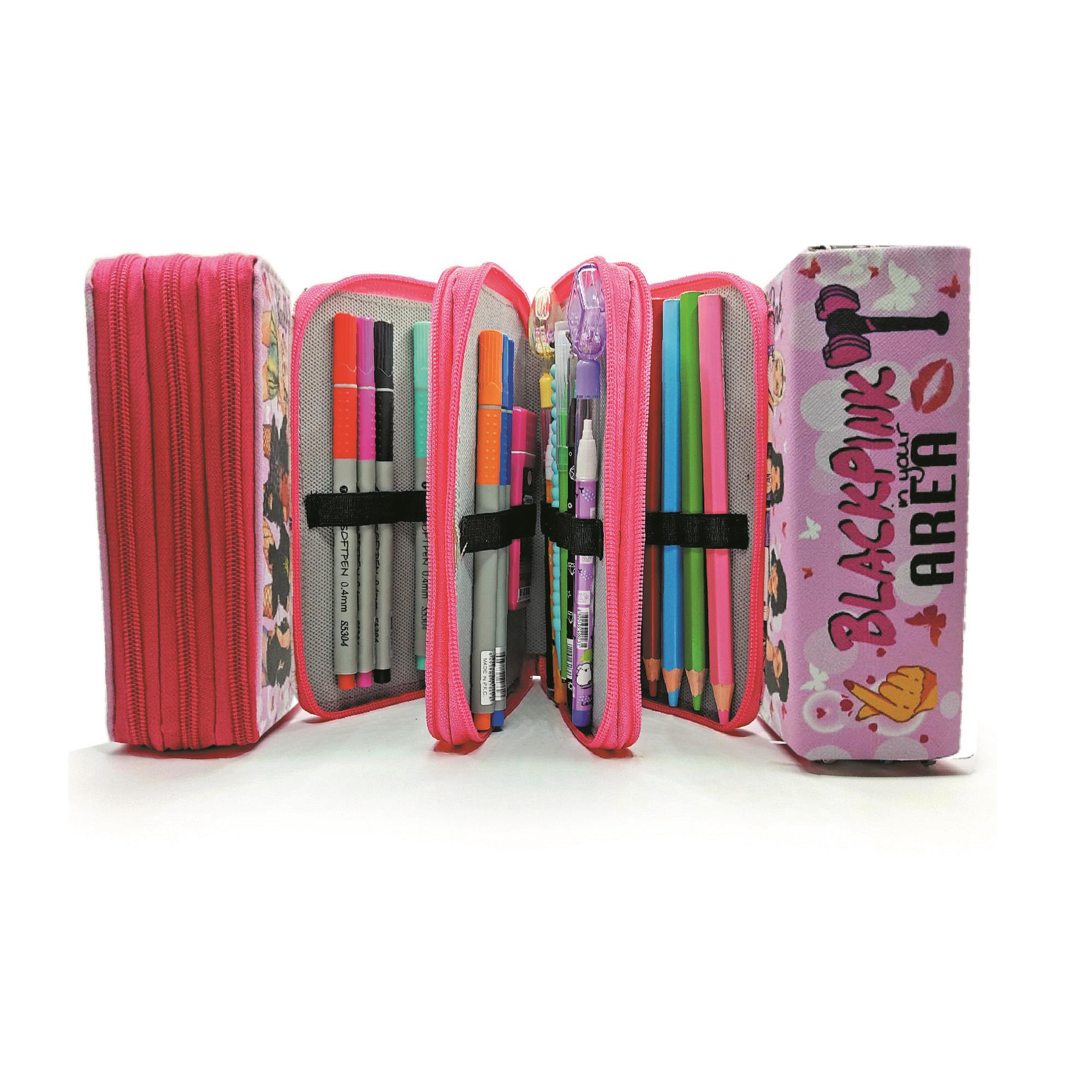 Kalem Kutusu Black Pink Blackpink Organizer Kalemkutu Vegan Deri Kalem Kutusu Black Pink Blackpink Organizer Kalemkutu Vegan Deri