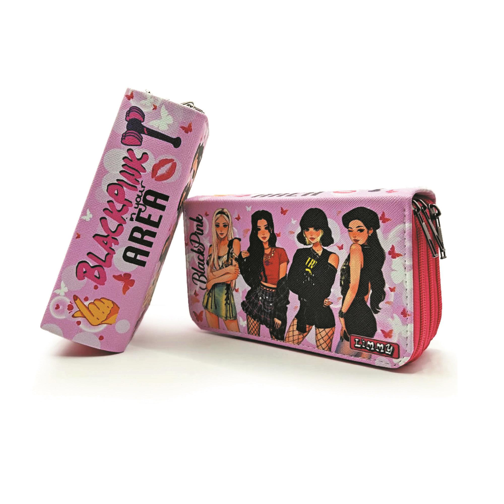 Kalem Kutusu Black Pink Blackpink Organizer Kalemkutu Vegan Deri Kalem Kutusu Black Pink Blackpink Organizer Kalemkutu Vegan Deri