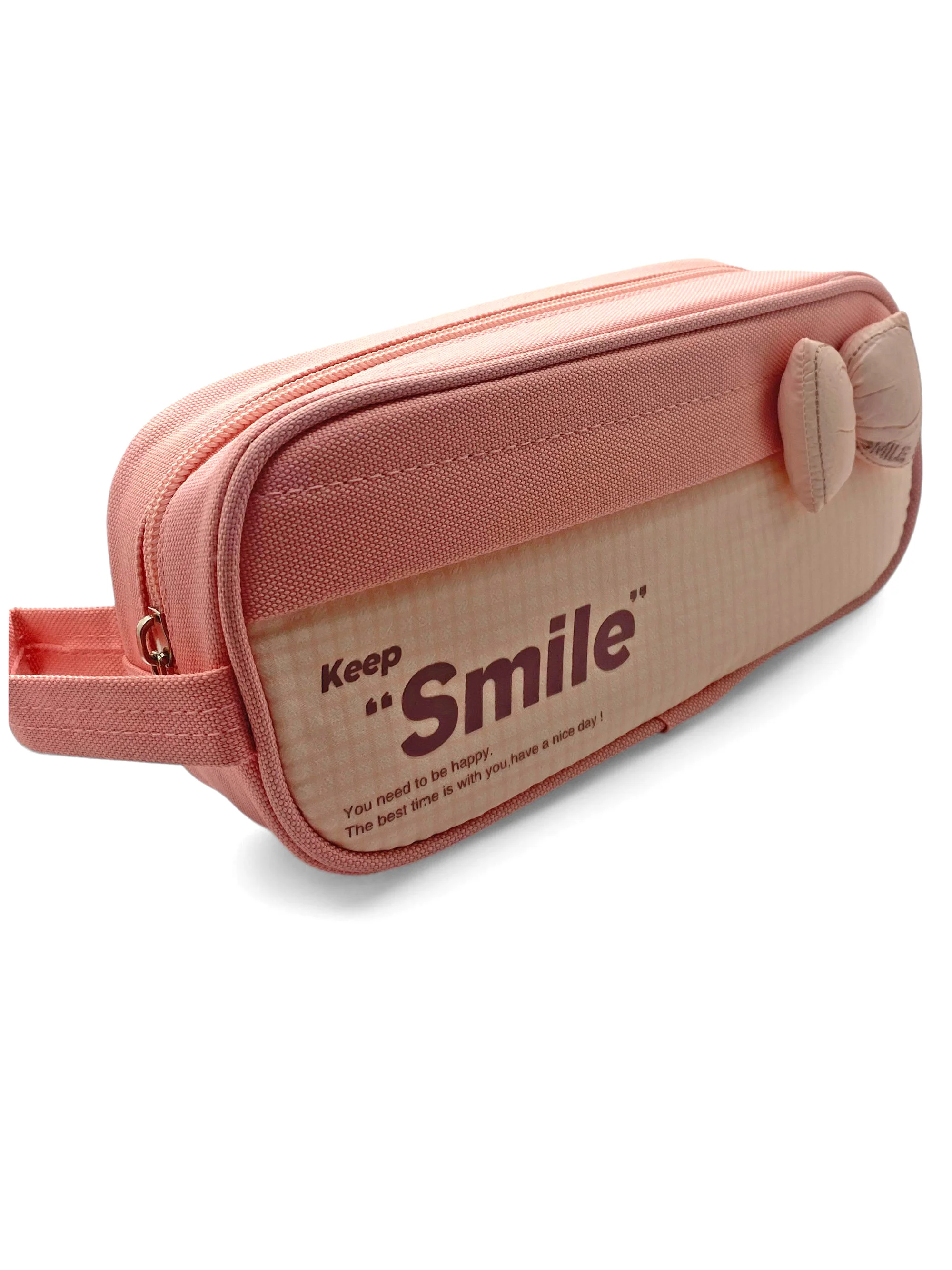 Kalem Kutusu Fiyonk Smile Geniş Kapasiteli iki Bölmeli Kalemlik - Kalem Kutusu Fiyonk Smile Geniş Kapasiteli iki Bölmeli Kalemlik -
