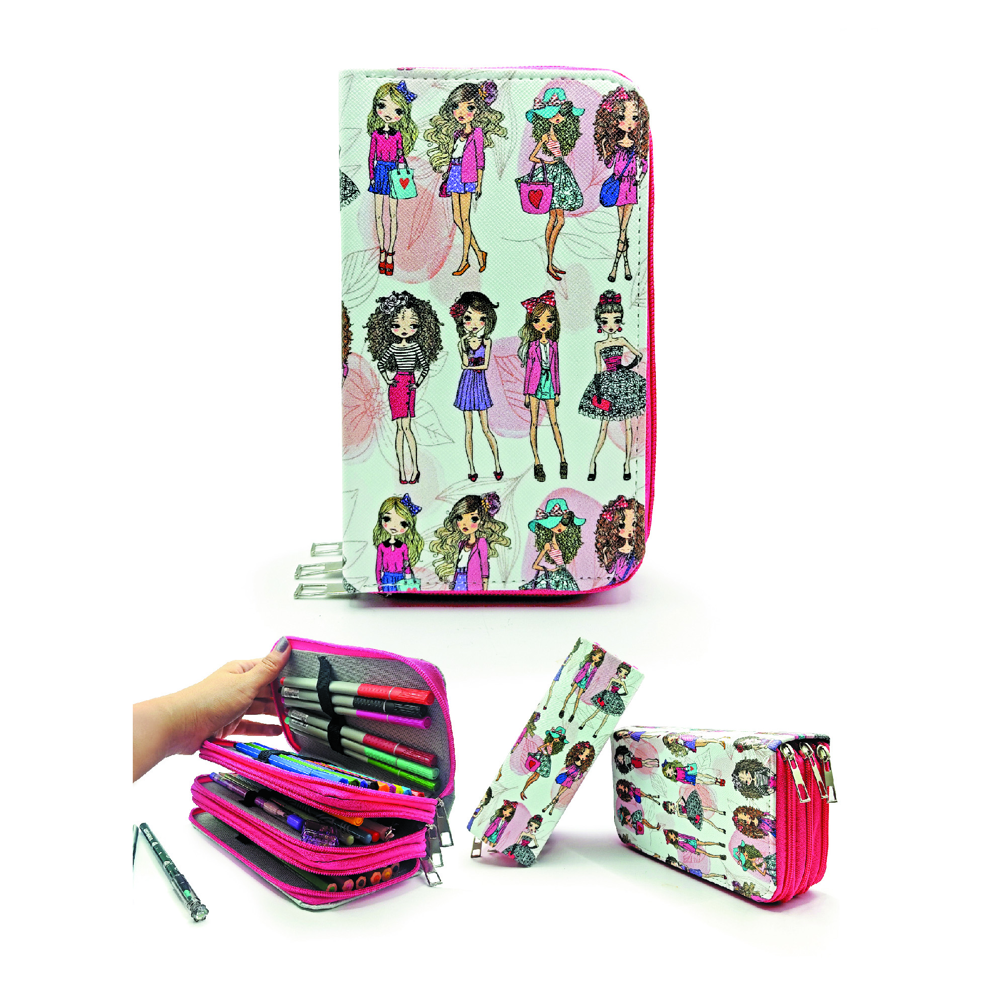 Kalem Kutusu Model Kızlar Moda Fashion Kawai Organizer Kalemkutu 