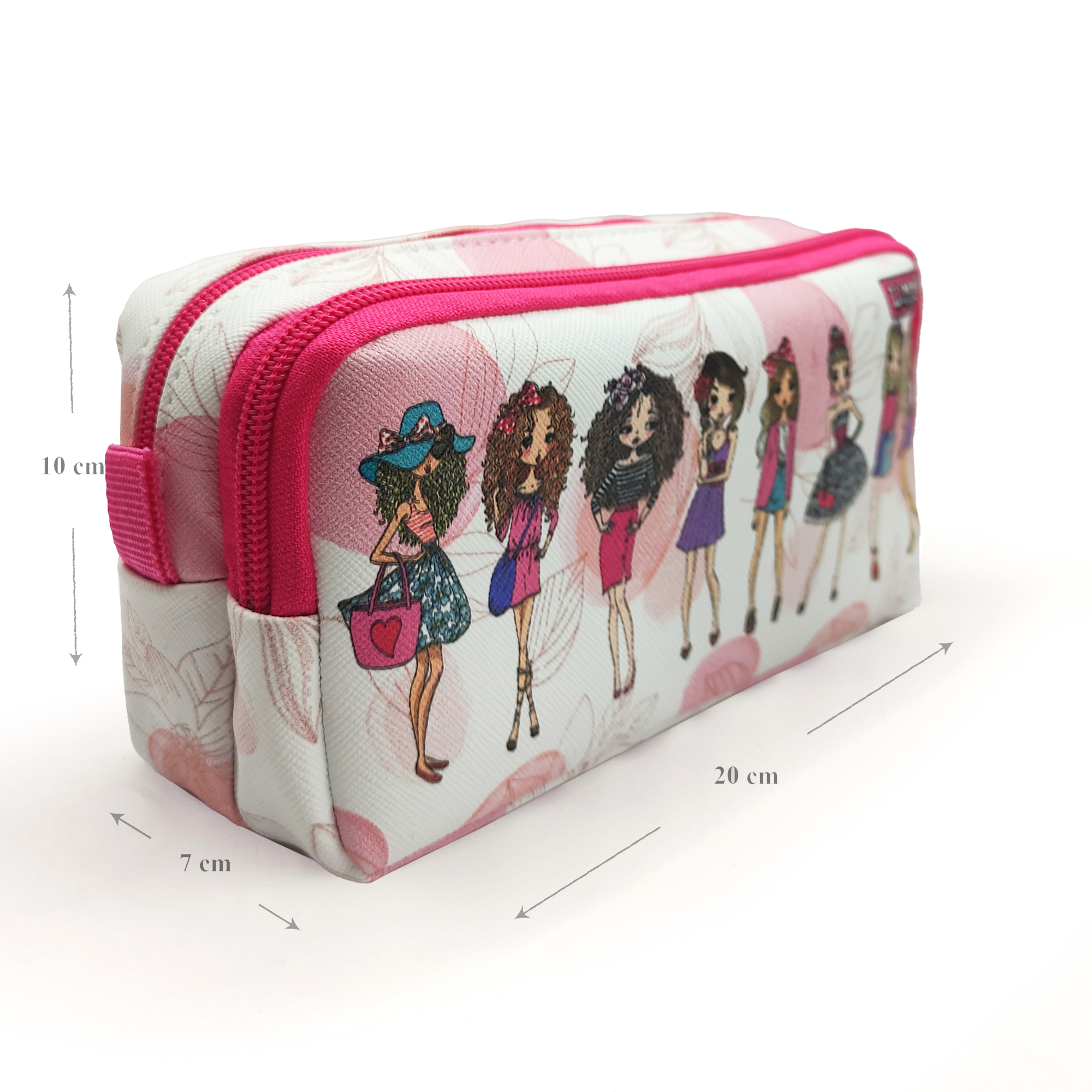 Kalem Kutusu Model Kızlar Kalemkutu Vegan Deri İki Bölmeli Kaleml