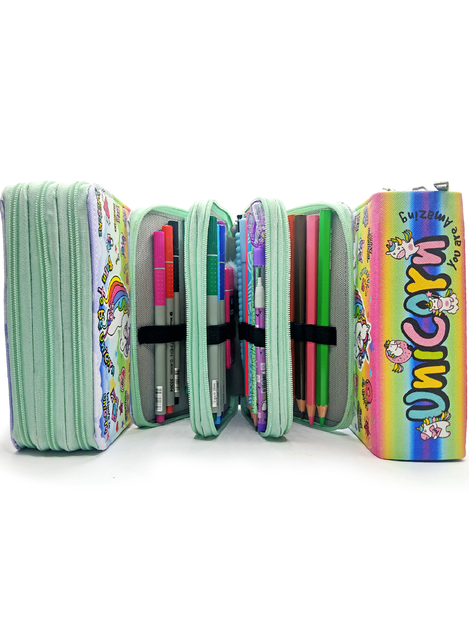 Limmy Kalem Kutusu Unicorn Cool Tarz Kawai Organizer Kalemkutu Vegan De