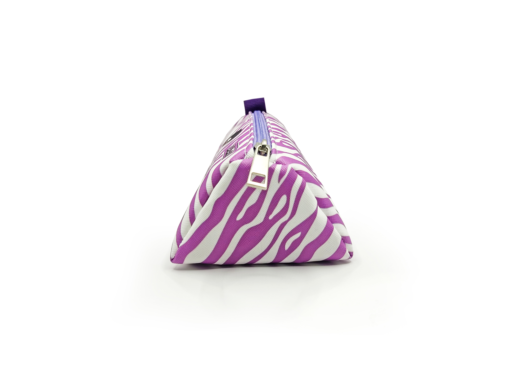 Kalem Kutusu Zebra Super Girl Kalemlik Üçgen Kalemkutu Vegan Deri