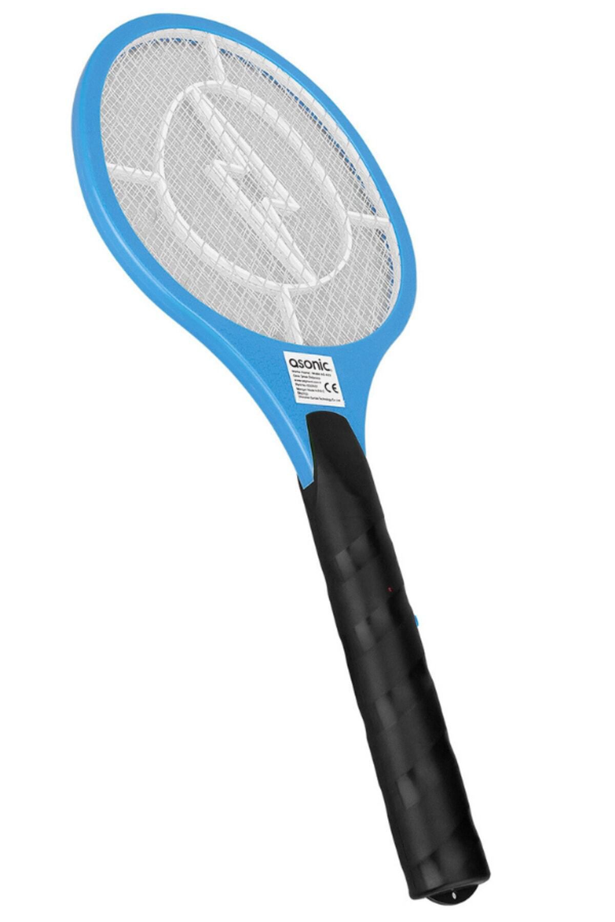 Kalem Pilli Mavi Raket Sinek Öldürücü Sinek Raketi Sivrisinek Öld