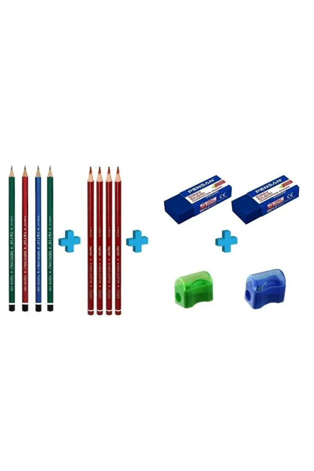 Kalem Seti ( 4 Adet Kurşun-4 Adet Kırmızı Kalem- 2 Adet Silgi-2 A
