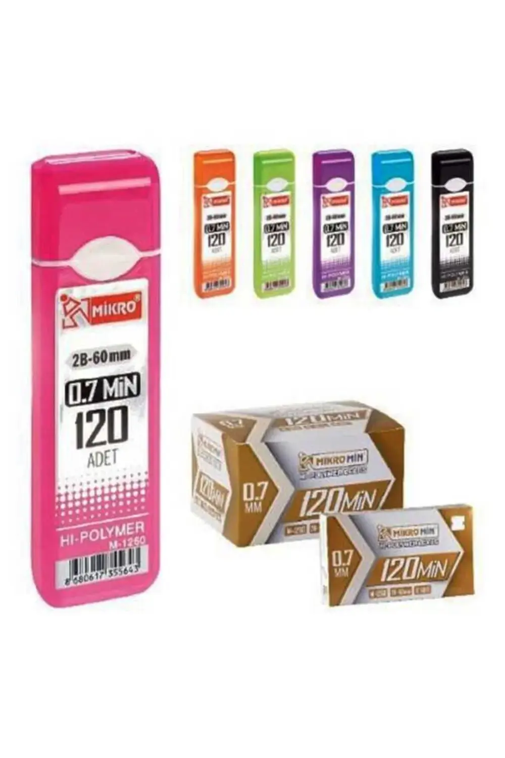 Kalem Ucu 0.7 Kalem Ucu 120li Tüp 60 Mm