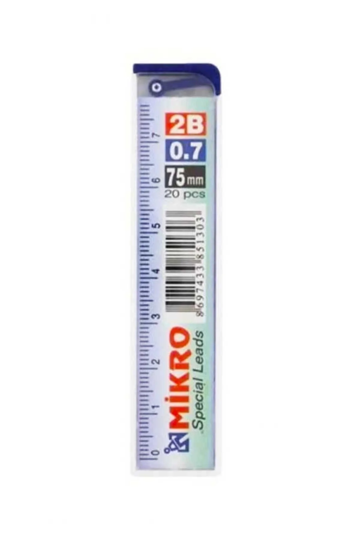 Kalem Ucu 0.7 Mm 2b Cetvelli 75 Mm (TEKLİ)