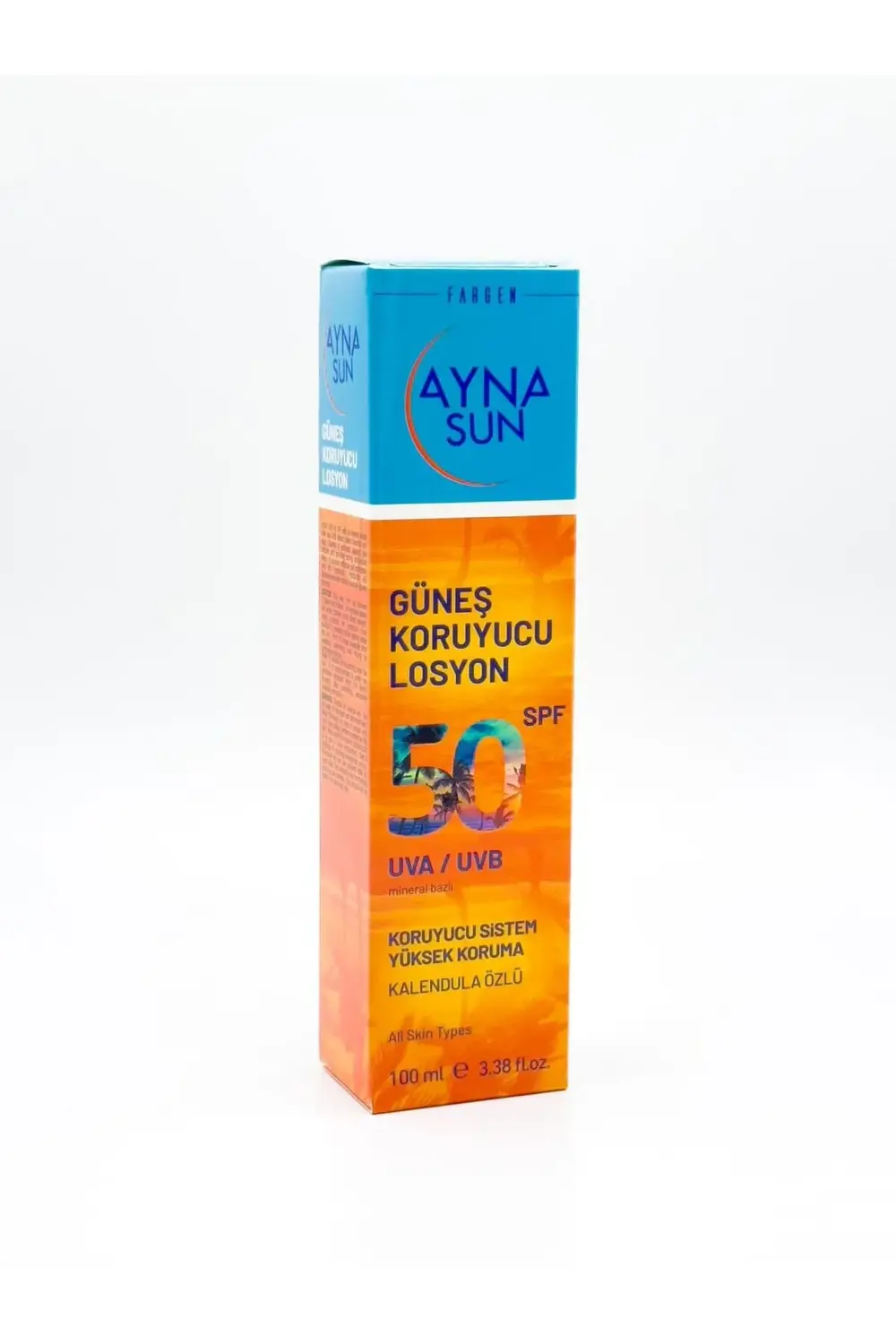 Kalendula Özlü Güneş Koruyucu Losyon 50 Spf Mineral Bazlı 100 ml