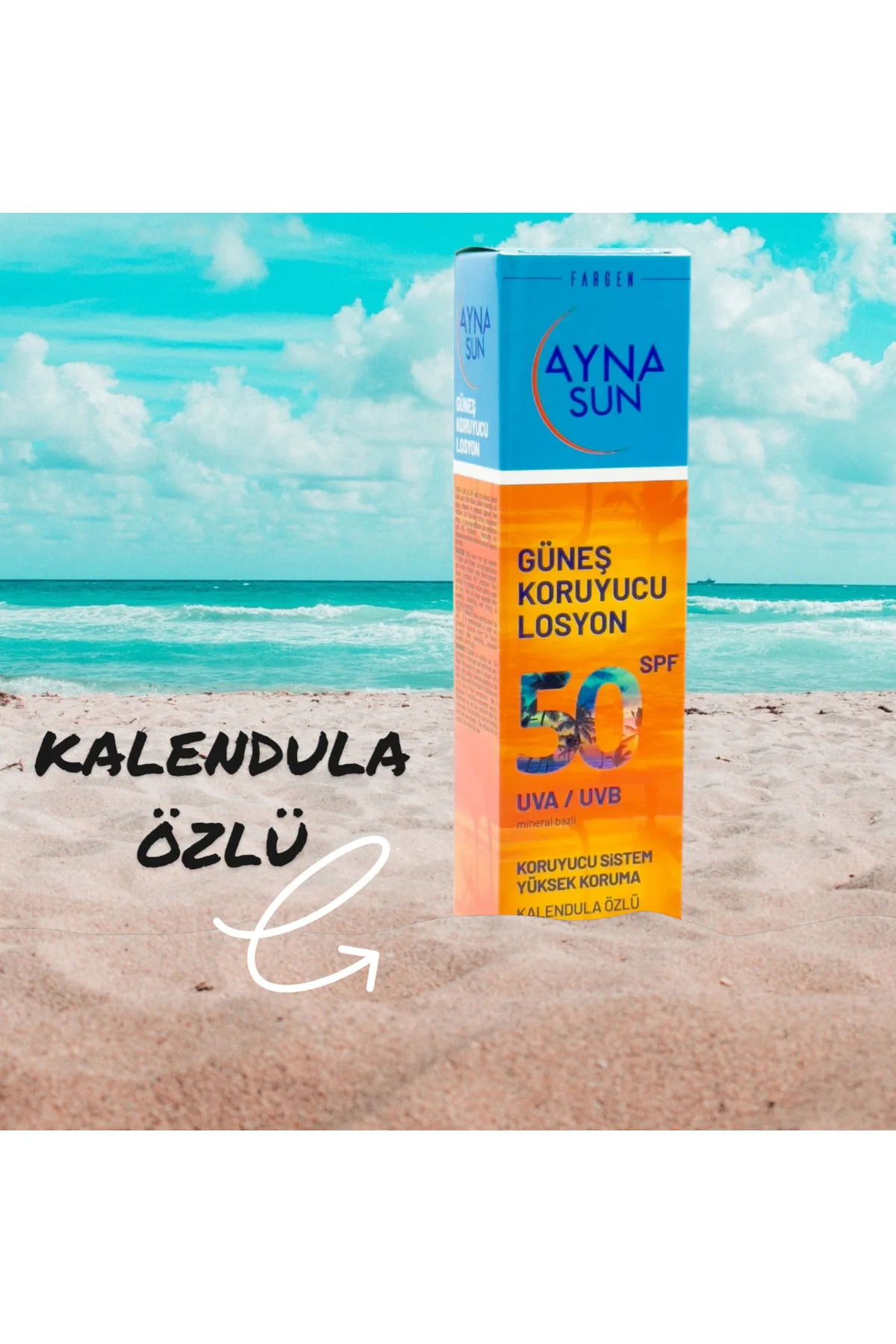 Kalendula Özlü Güneş Koruyucu Losyon 100 ML 50+ SPF Kalendula Özlü Güneş Koruyucu Losyon 100 ML 50+ SPF